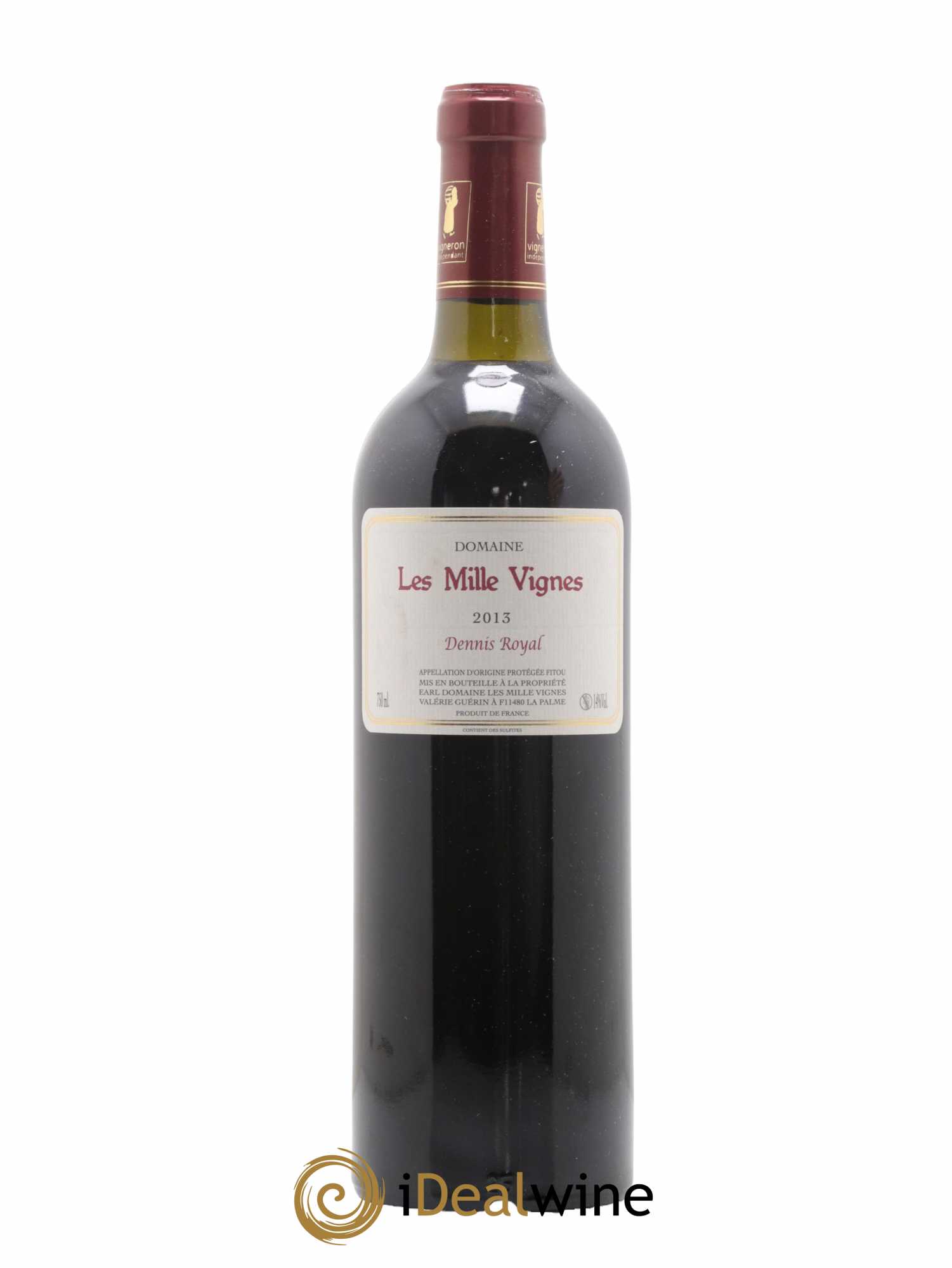 Fitou Dennis Royal Domaine Les Mille Vignes 2013 - Lot de 1 bouteille - 0