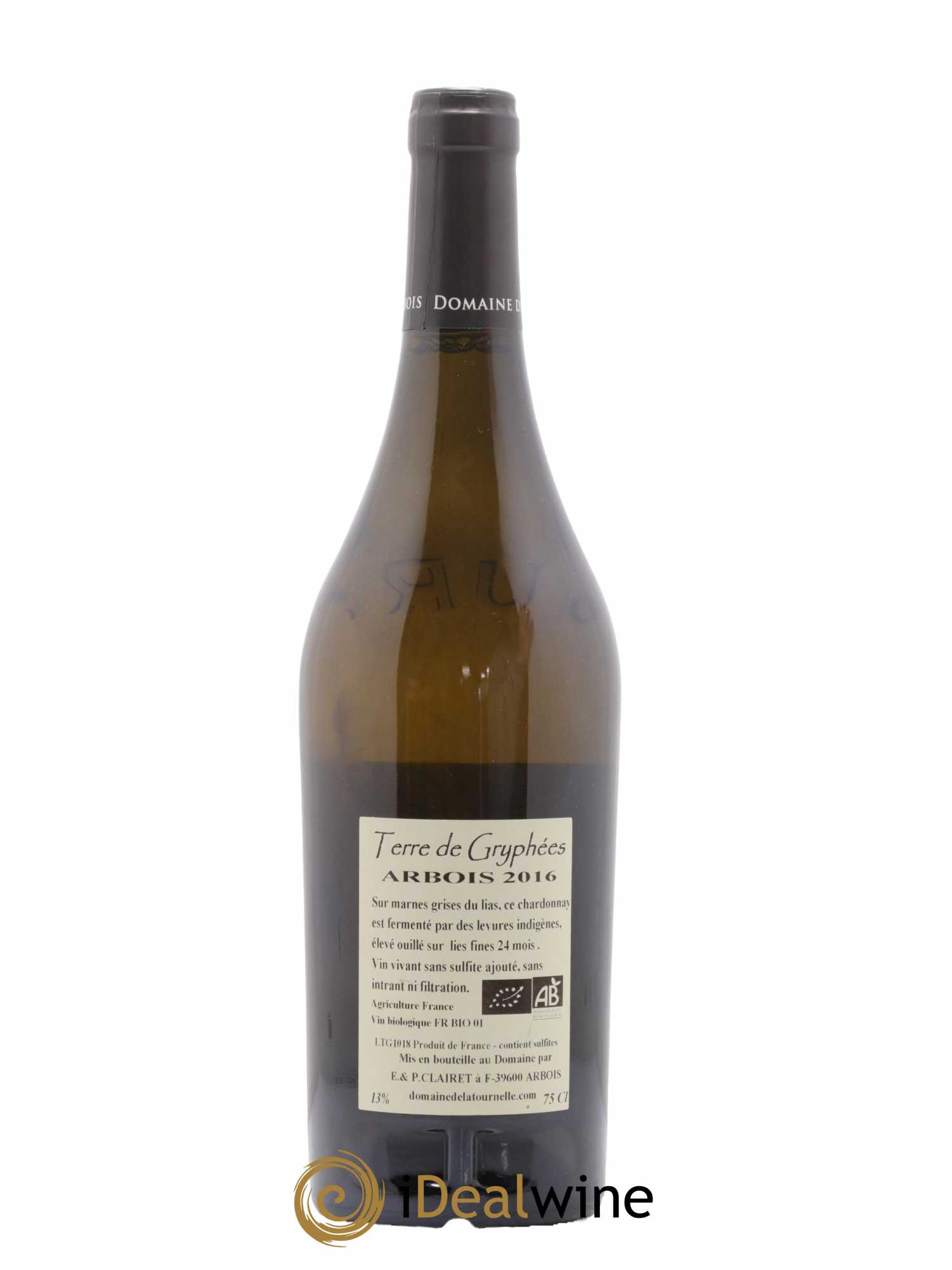 Arbois Terre De Gryphées Domaine de la Tournelle 2016 - Lot de 1 bouteille - 1