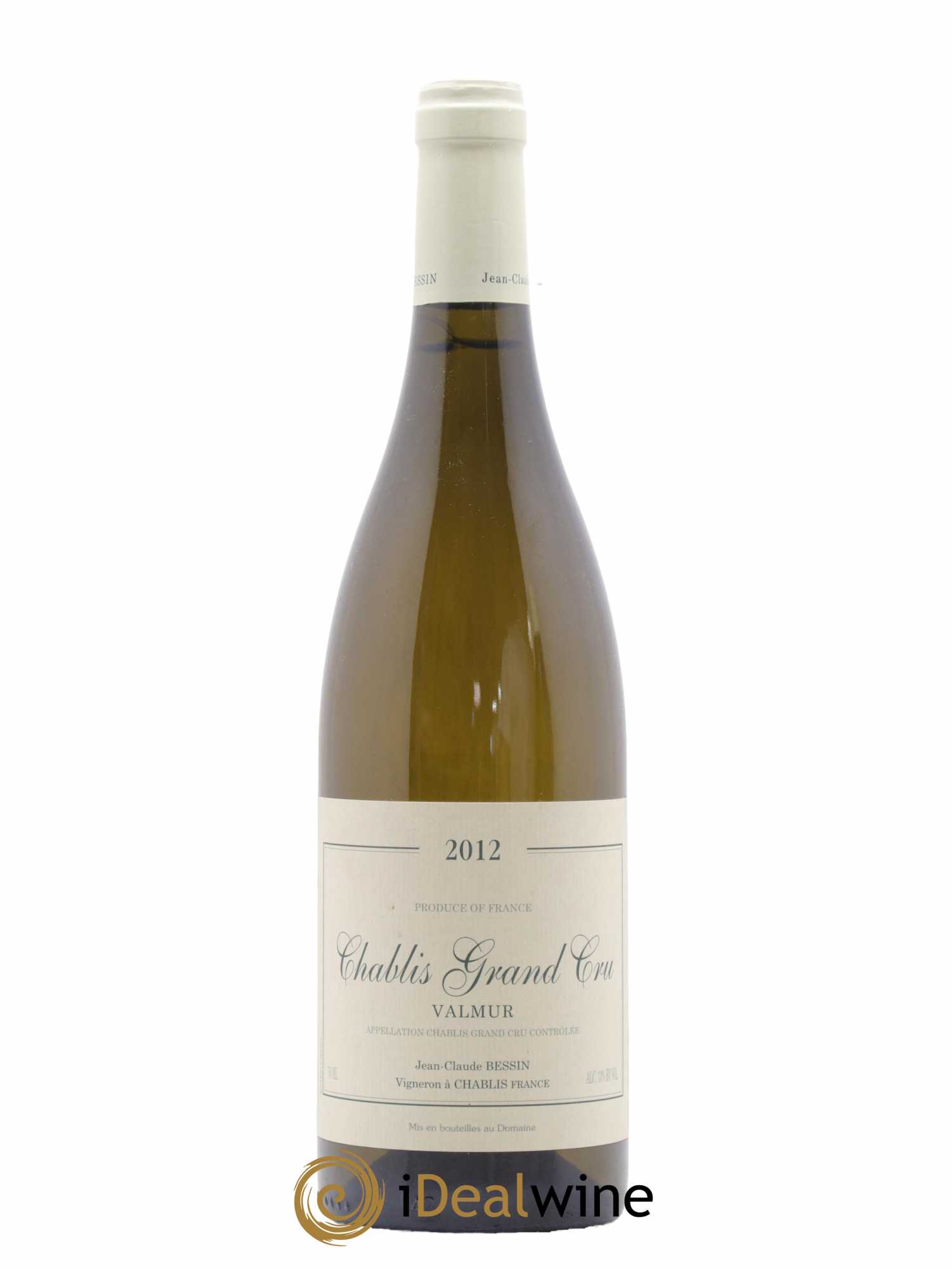 Chablis Grand Cru Valmur Jean-Claude & Romain Bessin 2012 - Lot de 1 bouteille - 0