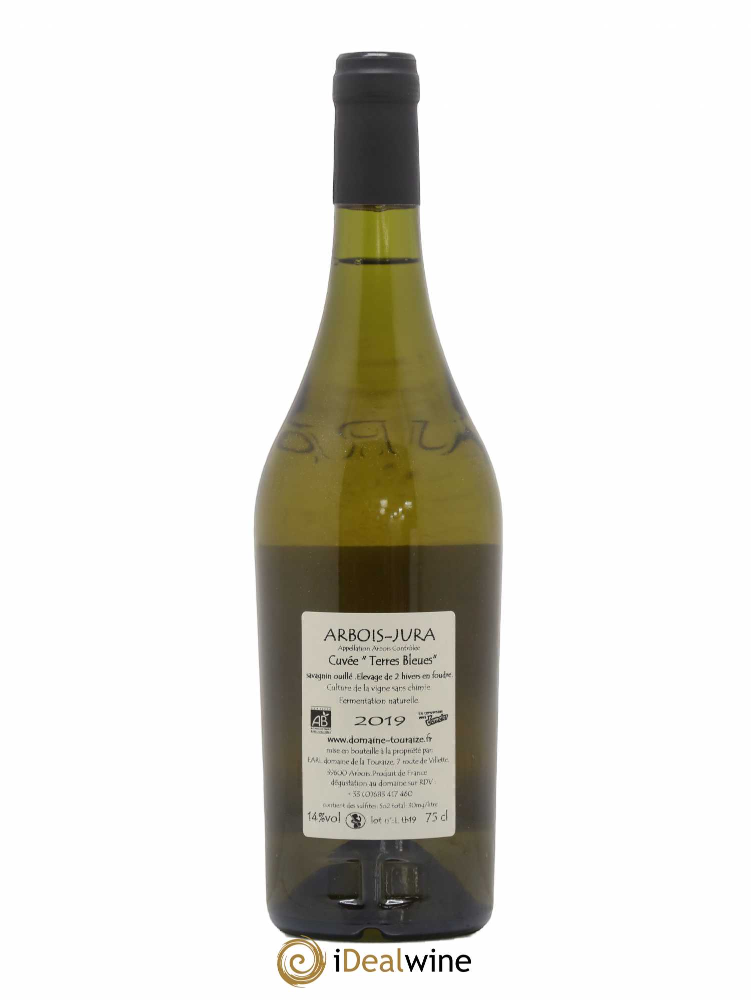 Arbois Savagnin Terres Bleues Domaine de la Touraize 2019 - Posten von 1 Flasche - 1