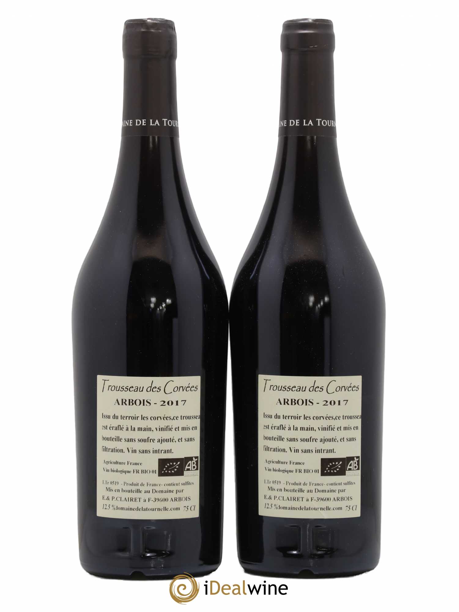 Arbois Trousseau des Corvées Domaine de la Tournelle 2017 - Posten von 2 Flaschen - 1