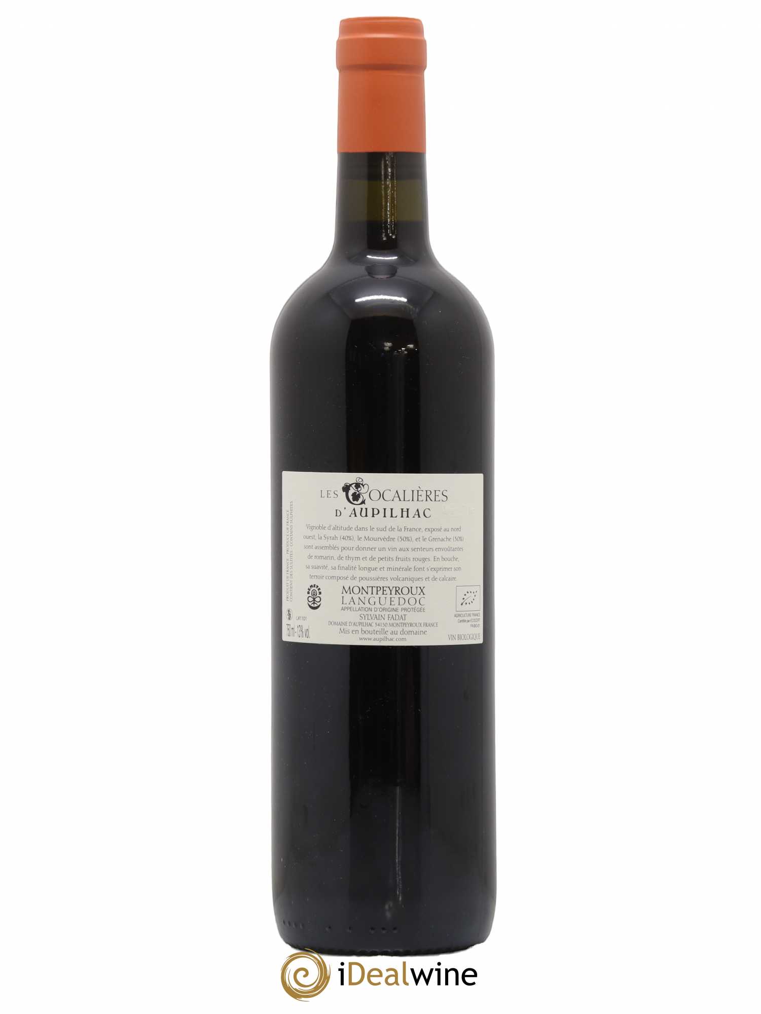 Coteaux du Languedoc Aupilhac (Domaine d') Les Cocalières 2014 - Lot de 1 bouteille - 1