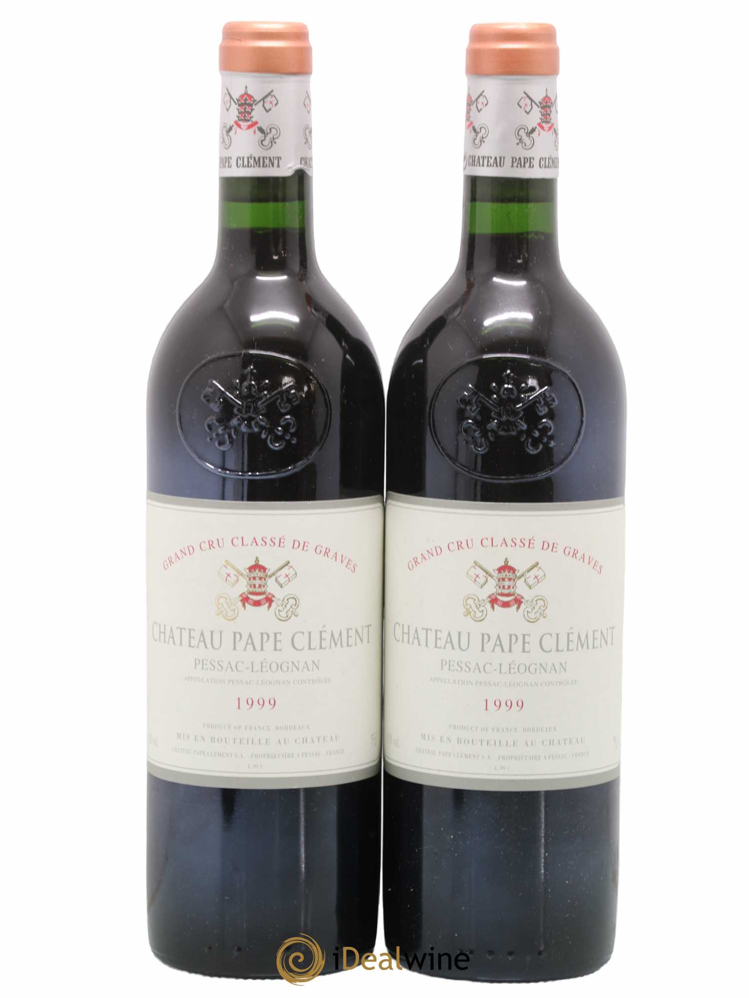 Château Pape Clément Cru Classé de Graves 1999 - Lot de 2 bouteilles - 0