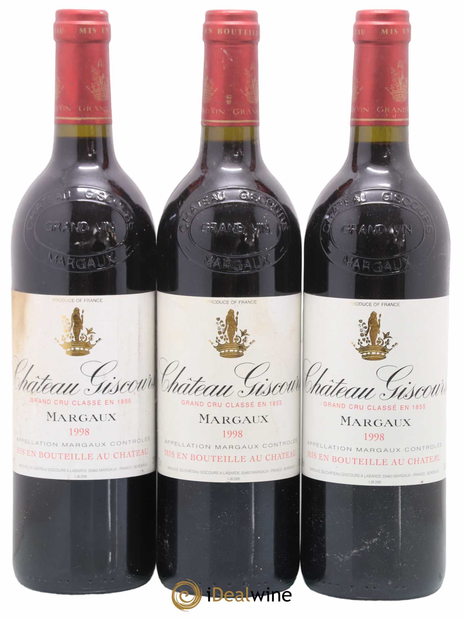 Château Giscours 3ème Grand Cru Classé 1998 - Lot de 6 bouteilles - 2