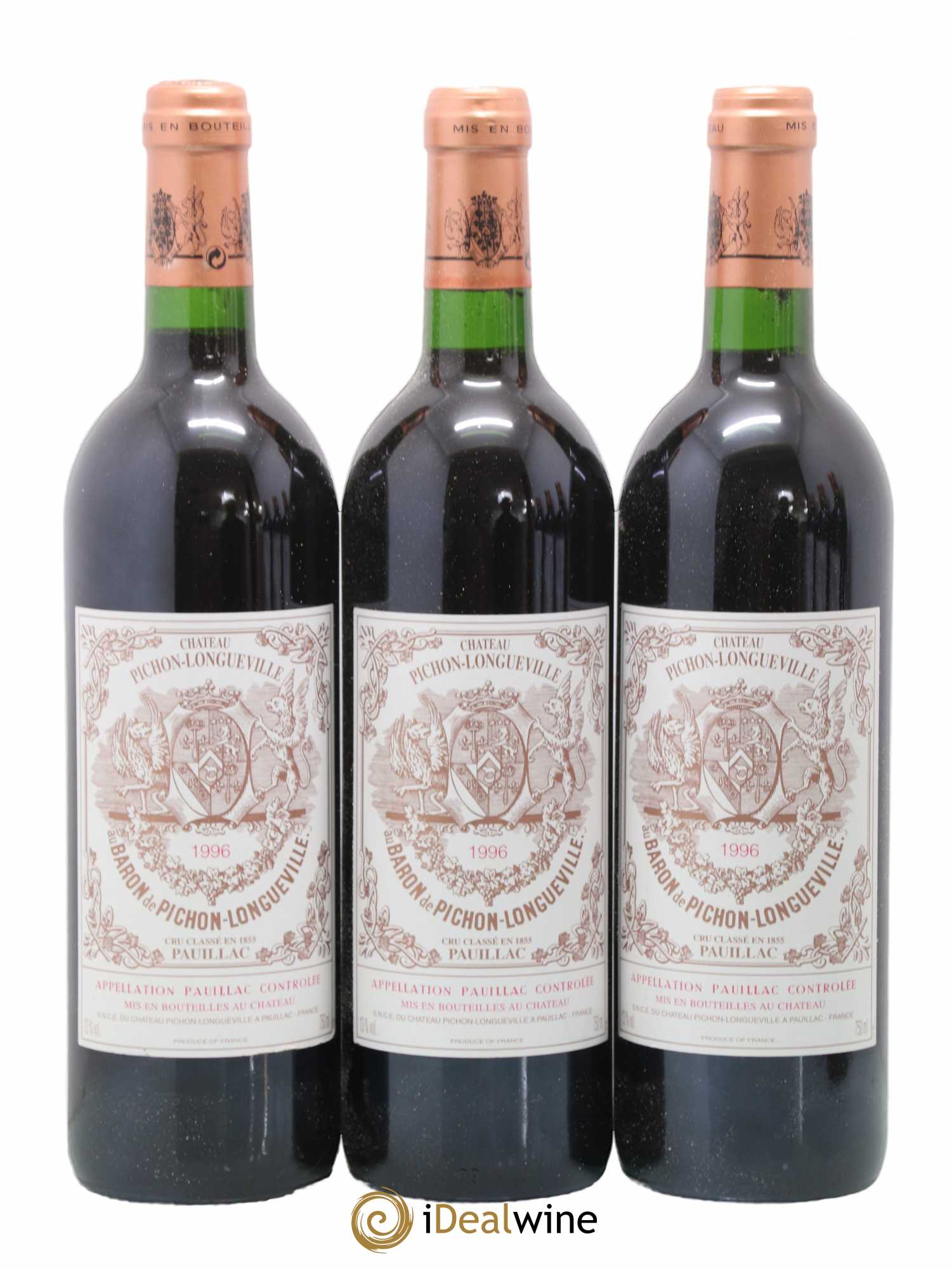 Pichon Longueville Baron 2ème Grand Cru Classé 1996 - Lot de 6 bouteilles - 1