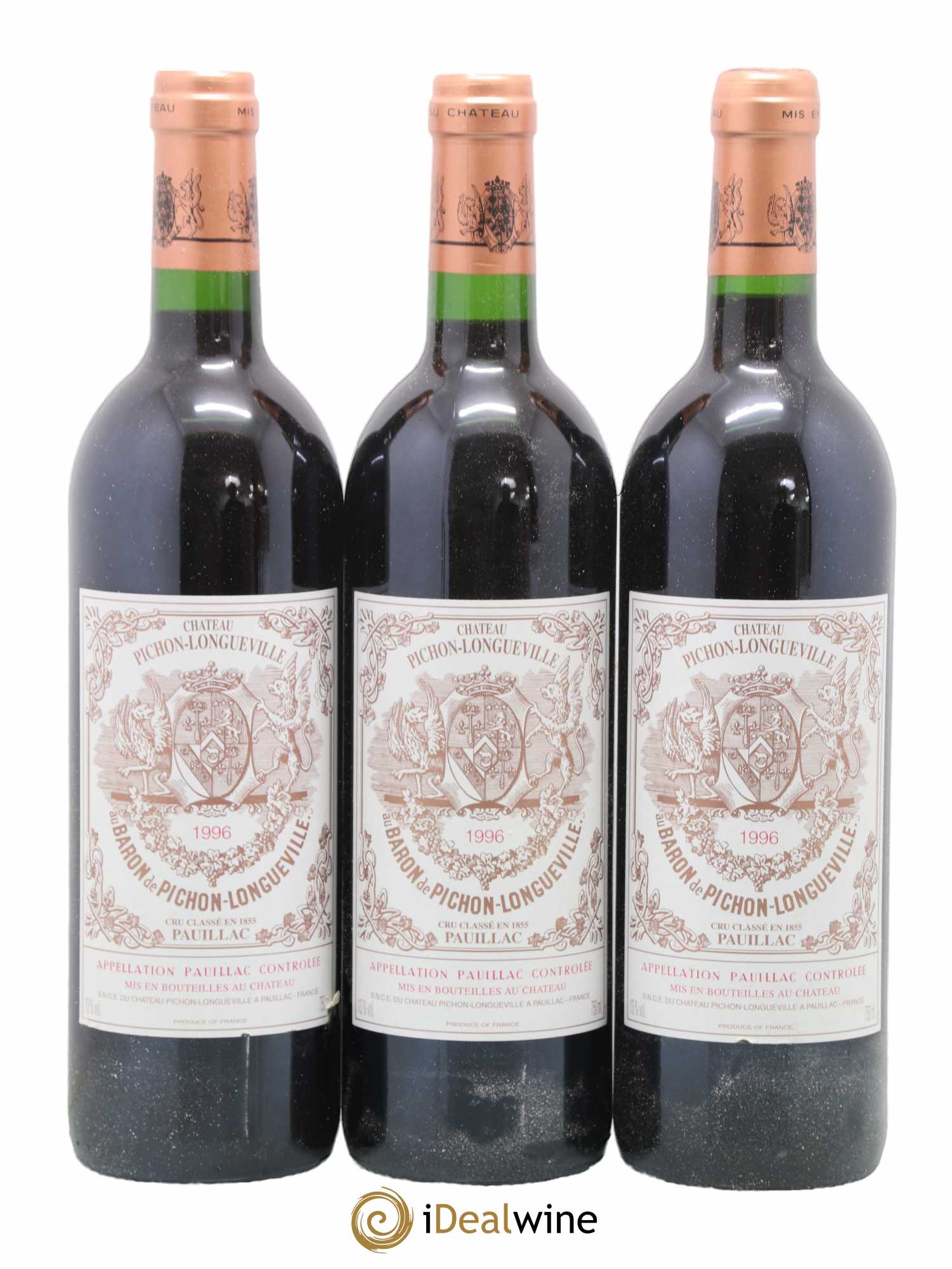 Pichon Longueville Baron 2ème Grand Cru Classé 1996 - Lot de 6 bouteilles - 3