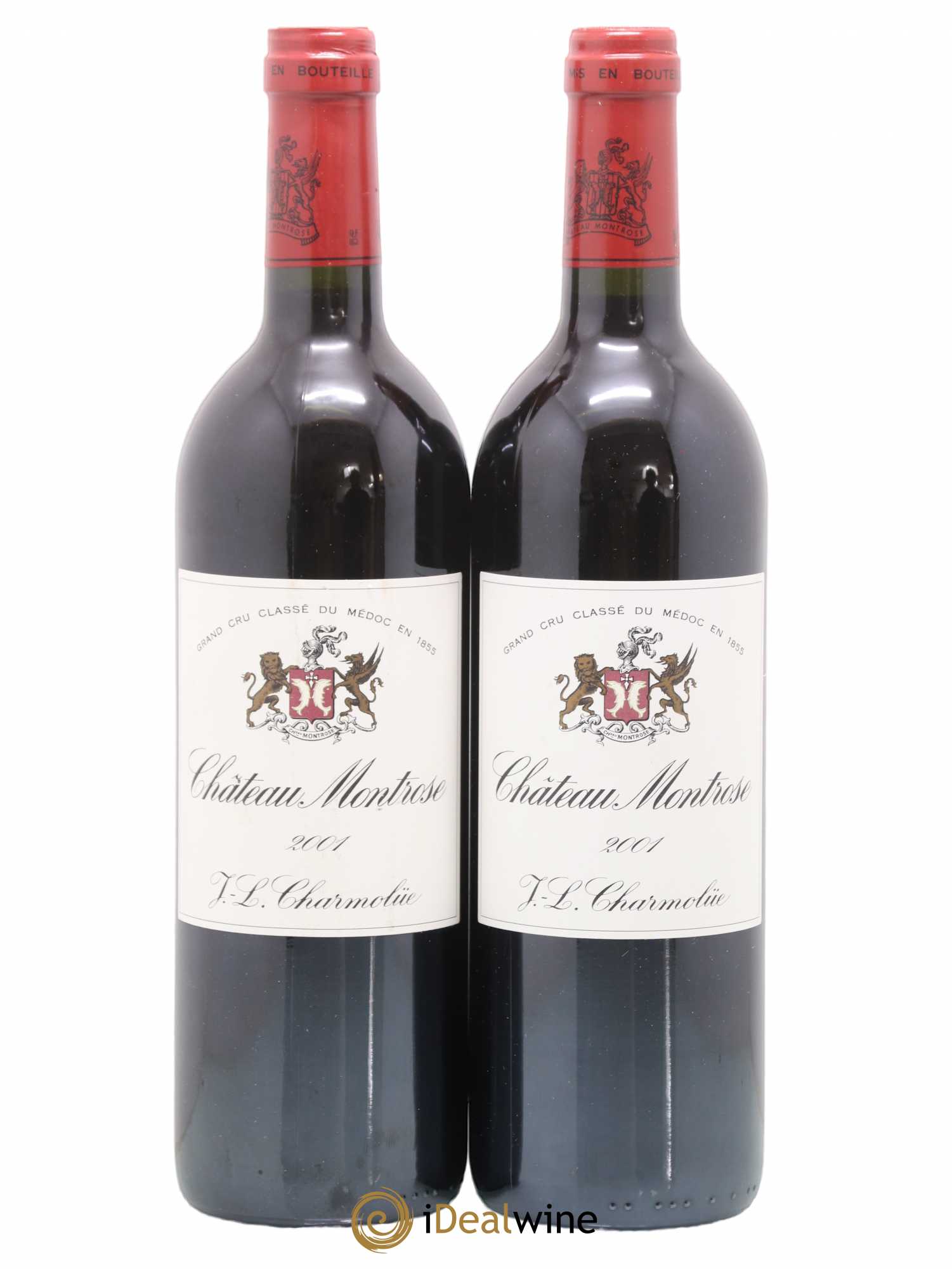 Château Montrose 2ème Grand Cru Classé 2001 - Lot de 2 bouteilles - 0