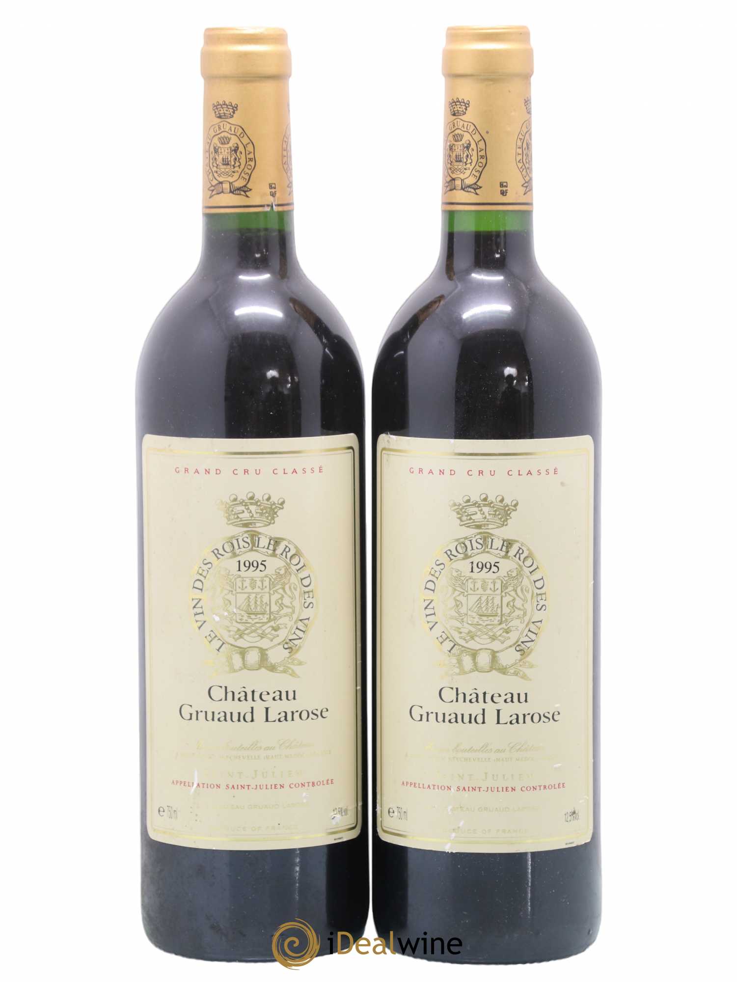 Château Gruaud Larose 2ème Grand Cru Classé 1995 - Lot de 2 bouteilles - 0