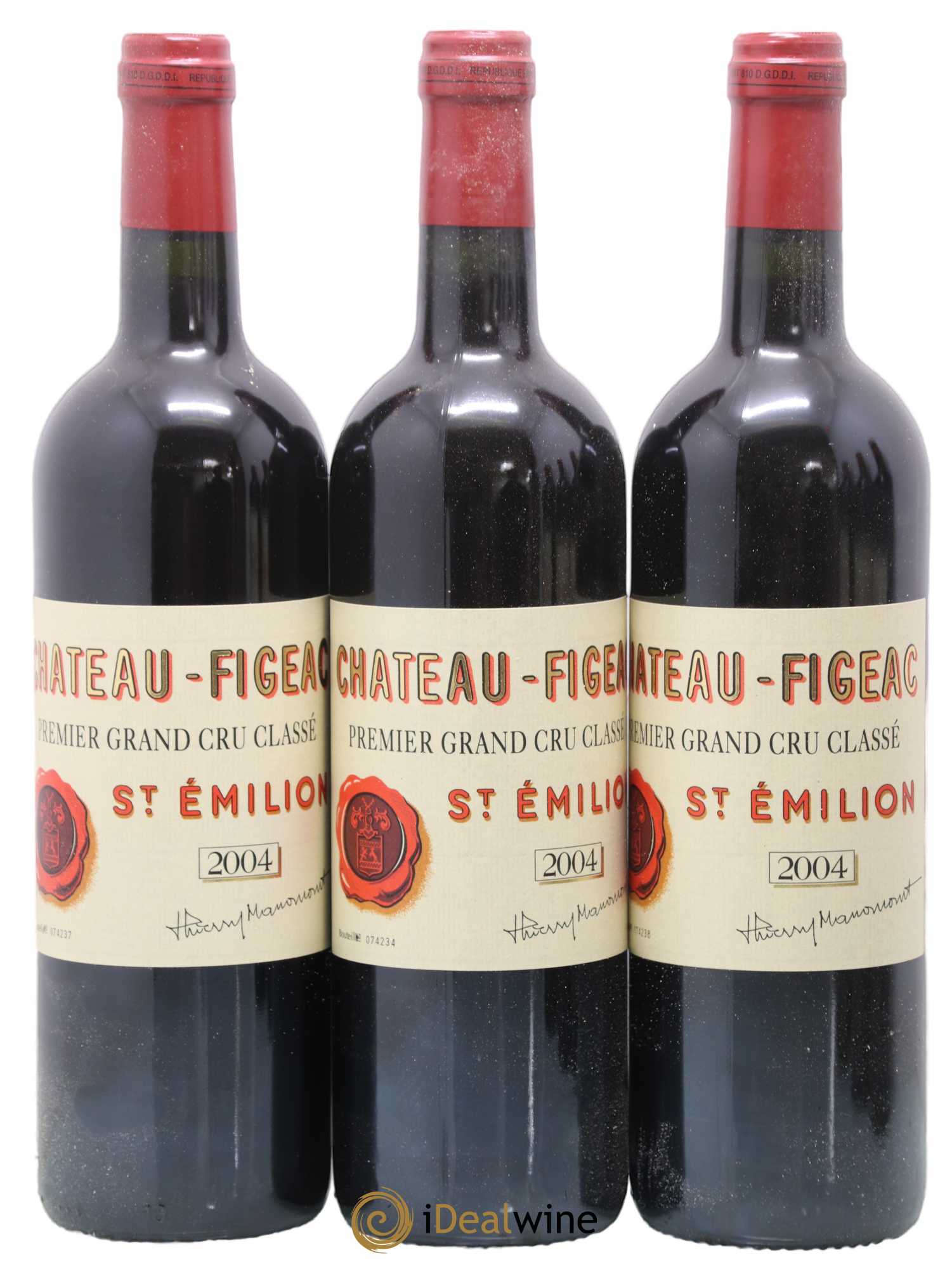 Château Figeac 1er Grand Cru Classé A 2004 - Lot de 6 bouteilles - 1