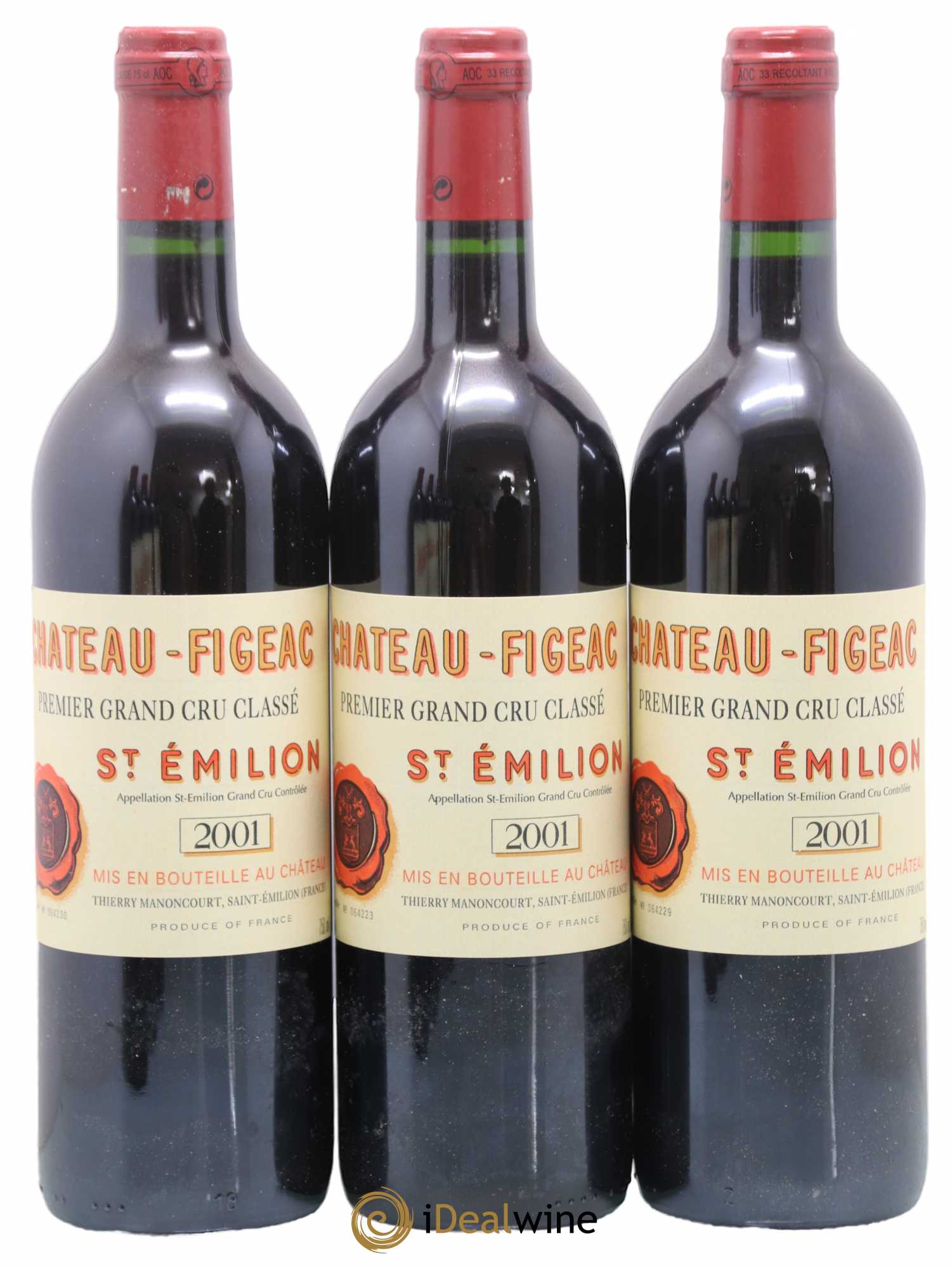 Château Figeac 1er Grand Cru Classé A 2001 - Lot de 6 bouteilles - 2