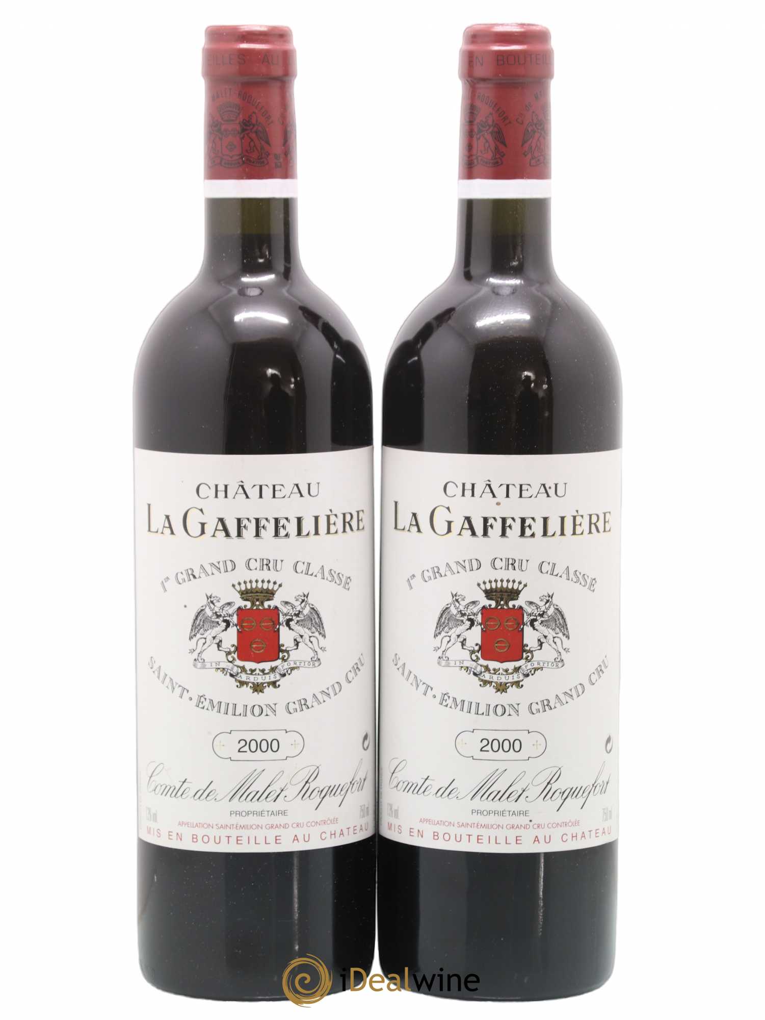 Château la Gaffelière 1er Grand Cru Classé B 2000 - Lot de 2 bouteilles - 0