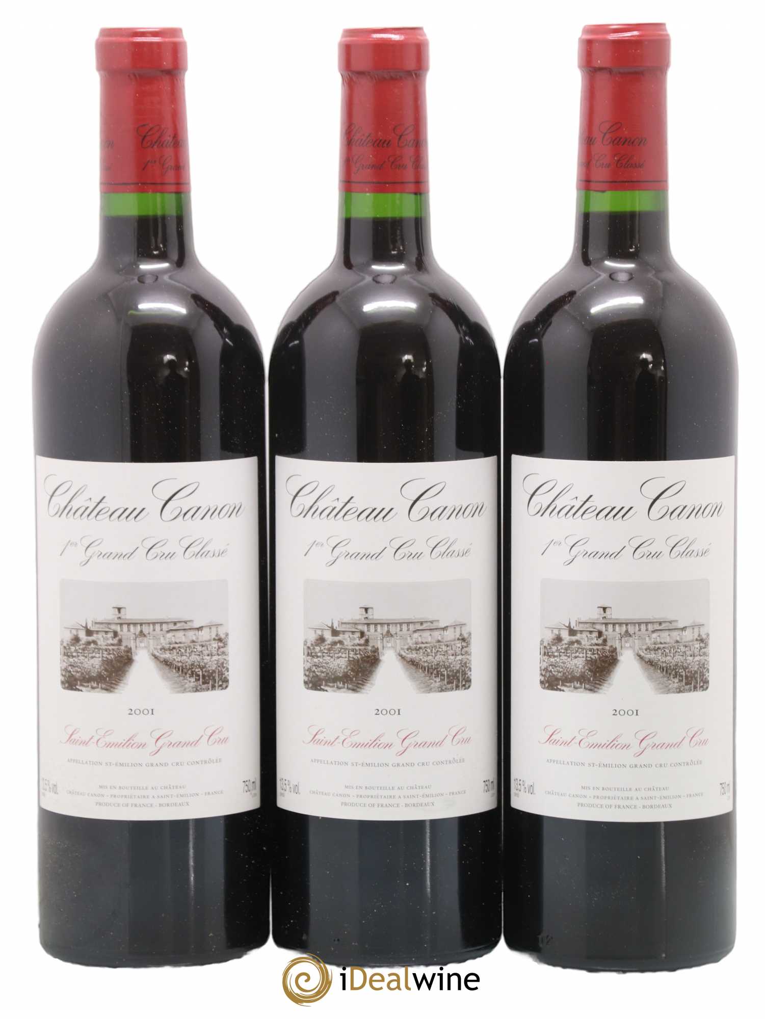 Château Canon 1er Grand Cru Classé B 2001 - Lot de 12 bouteilles - 3