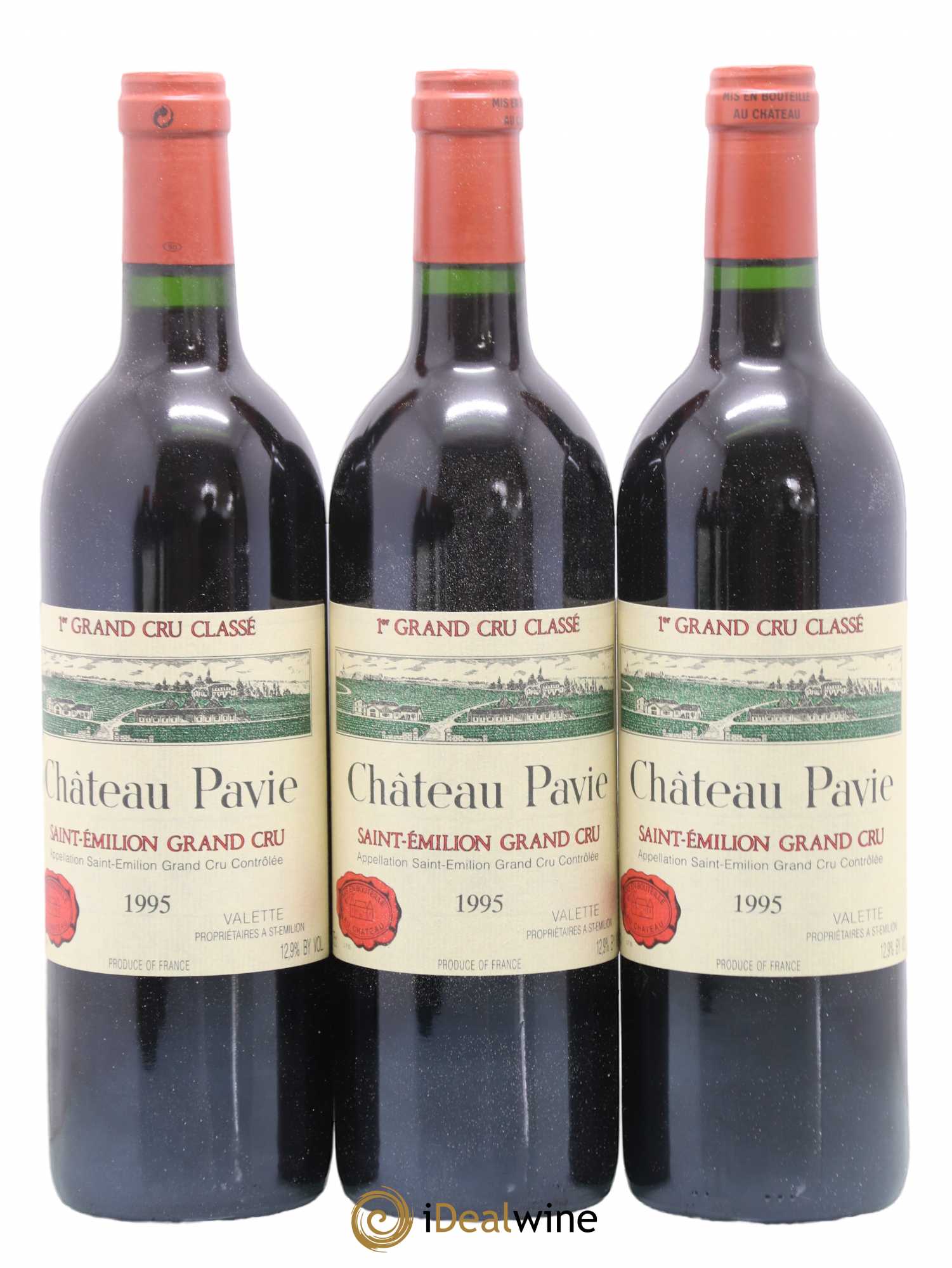 Château Pavie 1er Grand Cru Classé A 1995 - Lot de 12 bouteilles - 1