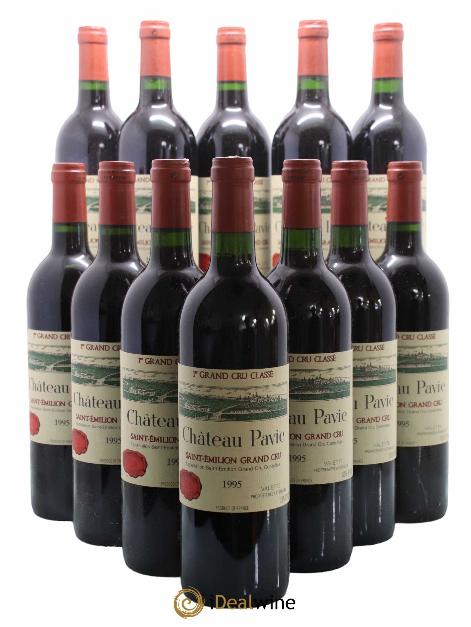 Château Pavie 1er Grand Cru Classé A 1995 - Lot de 12 bouteilles - 0