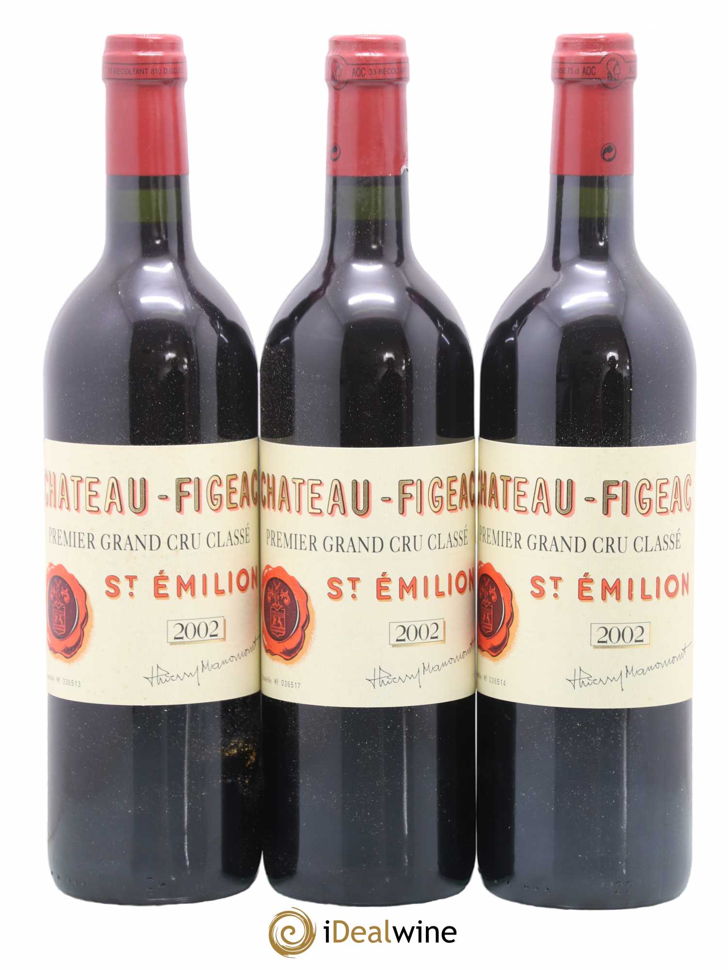 Château Figeac 1er Grand Cru Classé A 2002 - Lot de 12 bouteilles - 3