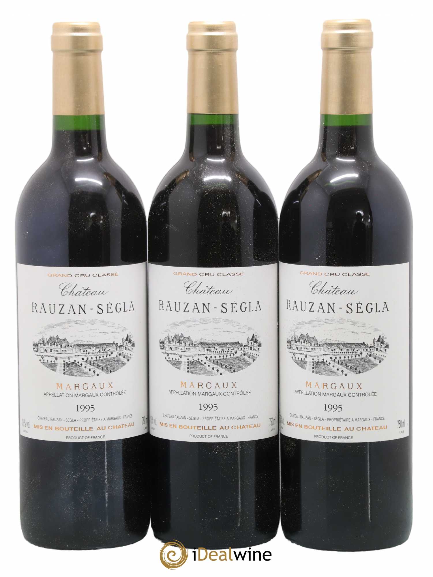 Château Rauzan Ségla Grand Cru Classé 1995 - Lot de 12 bouteilles - 1