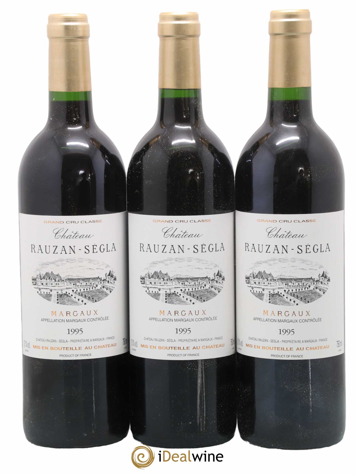 Château Rauzan Ségla Grand Cru Classé 1995 - Lot de 12 bouteilles - 2