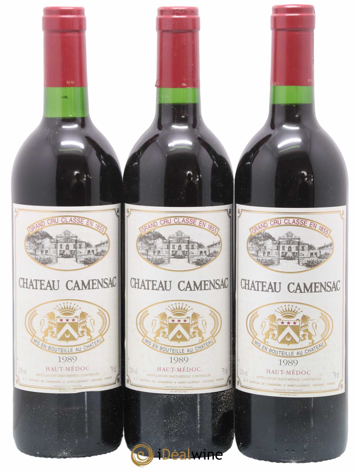Château Camensac 5ème Grand Cru Classé 1989 - Lot de 12 bouteilles - 3