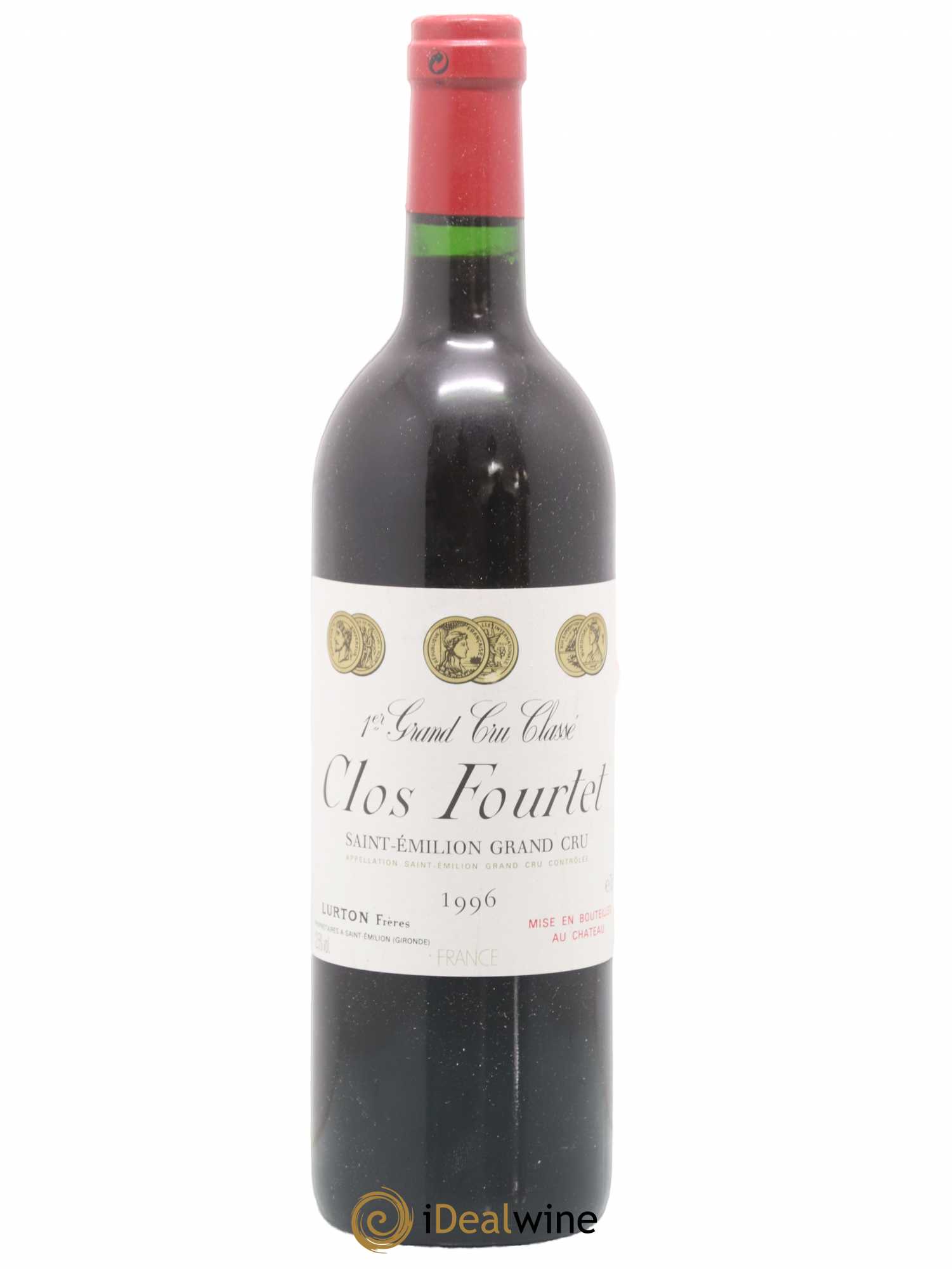 Clos Fourtet 1er Grand Cru Classé B 1996 - Lot de 1 bouteille - 0