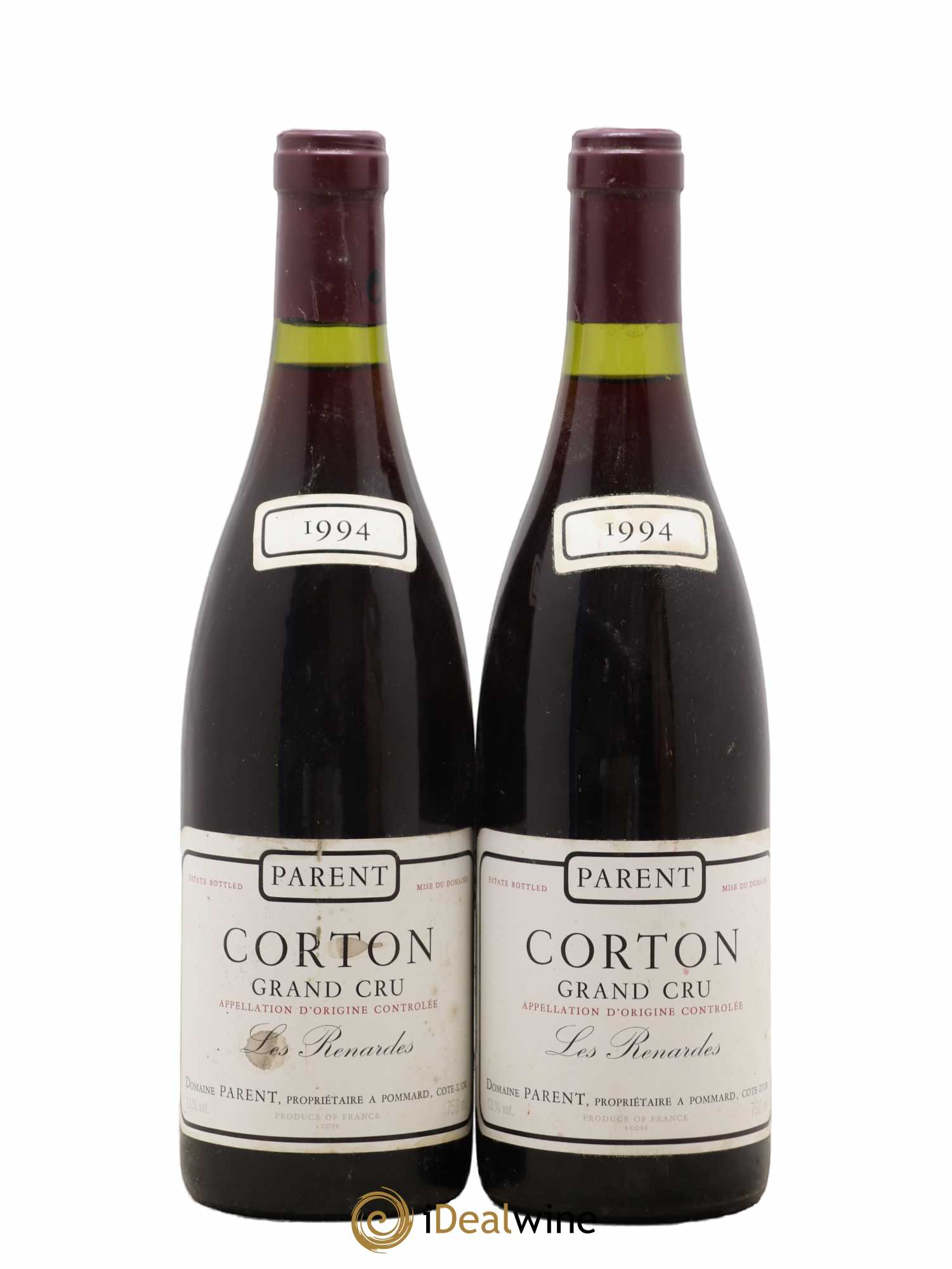 Corton Grand Cru Les Renardes Parents 1994 - Posten von 2 Flaschen - 0