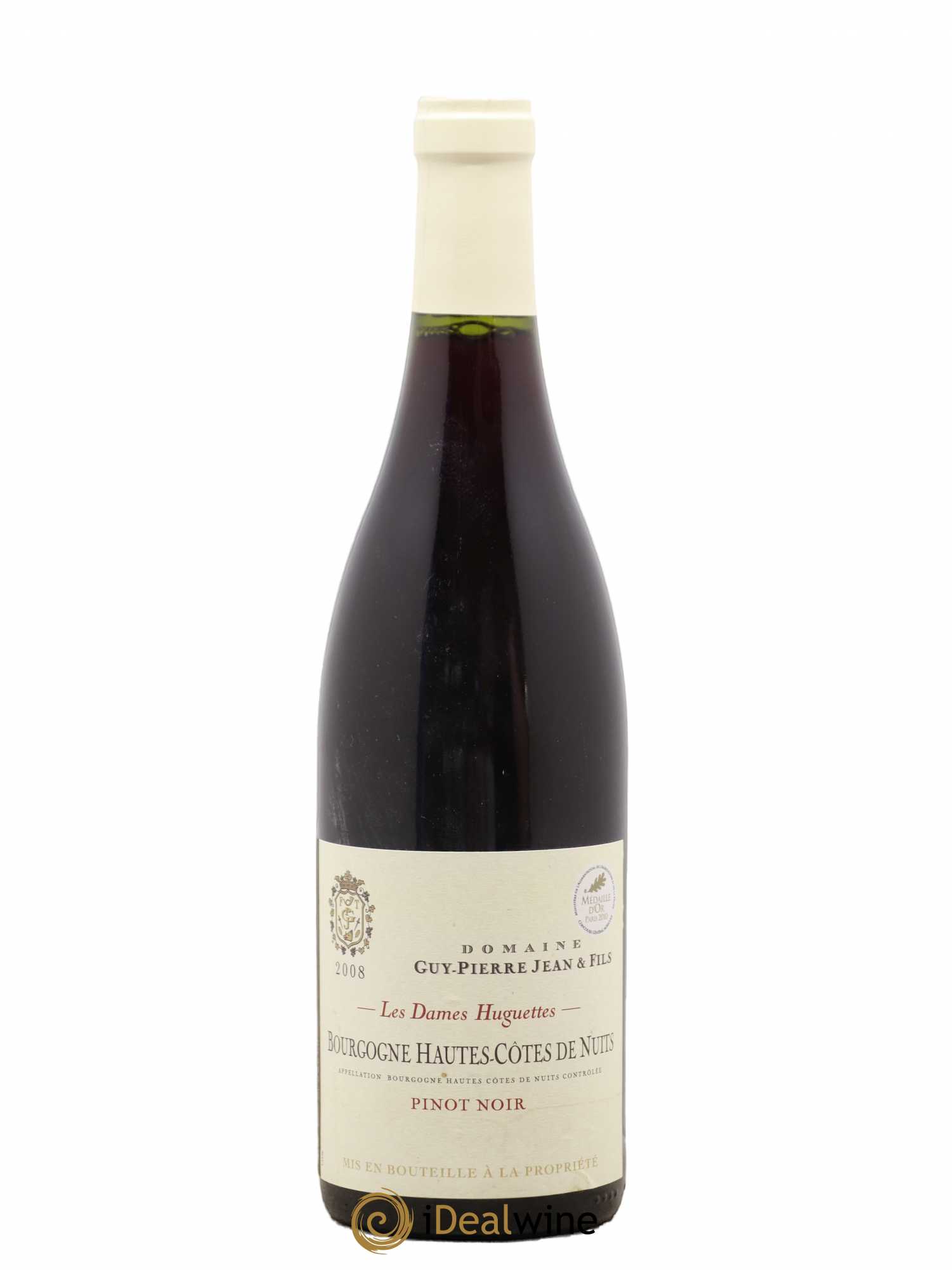 Hautes-Côtes de Nuits Les Dames Huguettes Guy Pierre Jean et Fils 2008 - Posten von 1 Flasche - 0