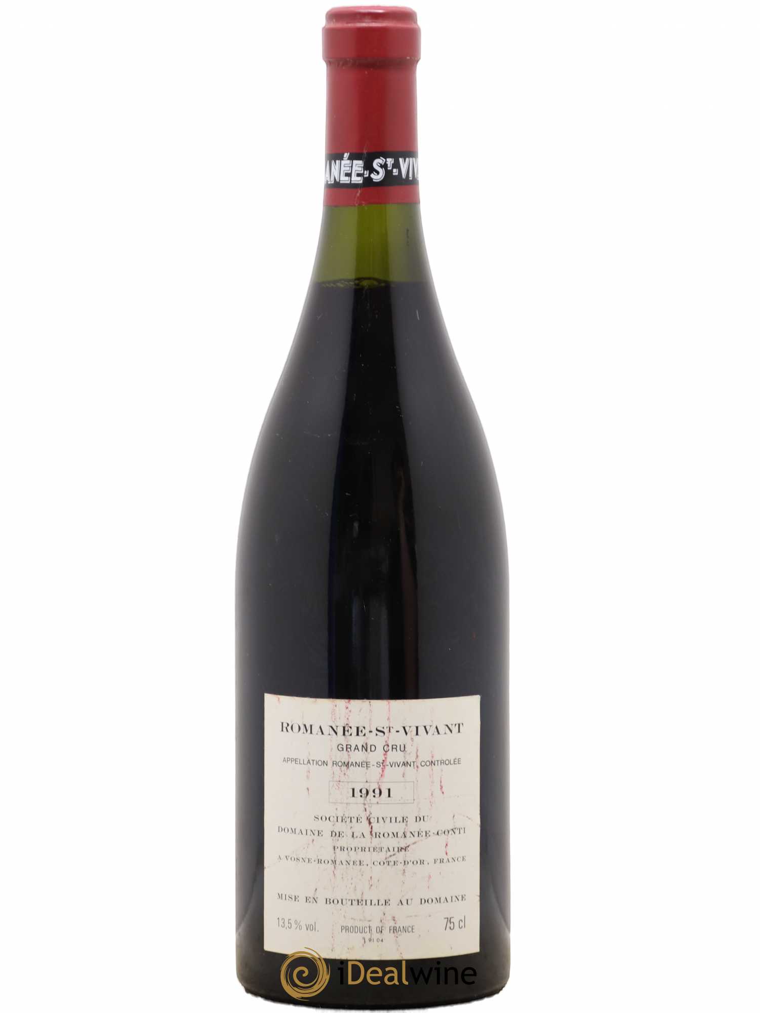 Romanée-Saint-Vivant Grand Cru Domaine de la Romanée-Conti 1991 - Lot de 1 bouteille - 2