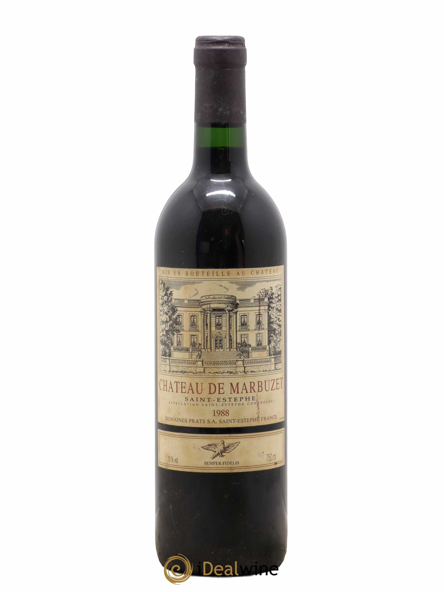 Château de Marbuzet Cru Bourgeois 1988 - Lot de 1 bouteille - 0