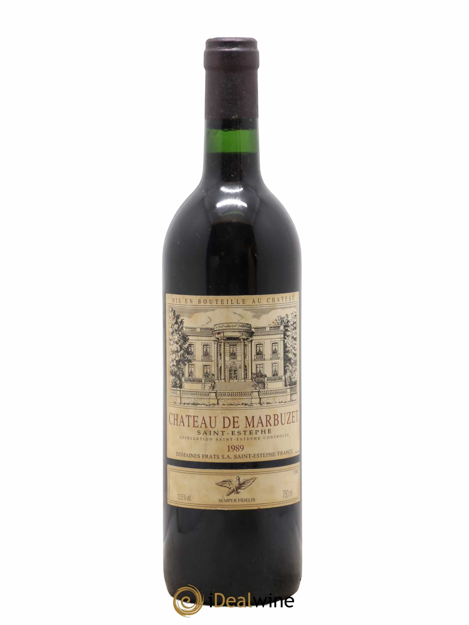 Château de Marbuzet Cru Bourgeois 1989 - Lot de 1 bouteille - 0