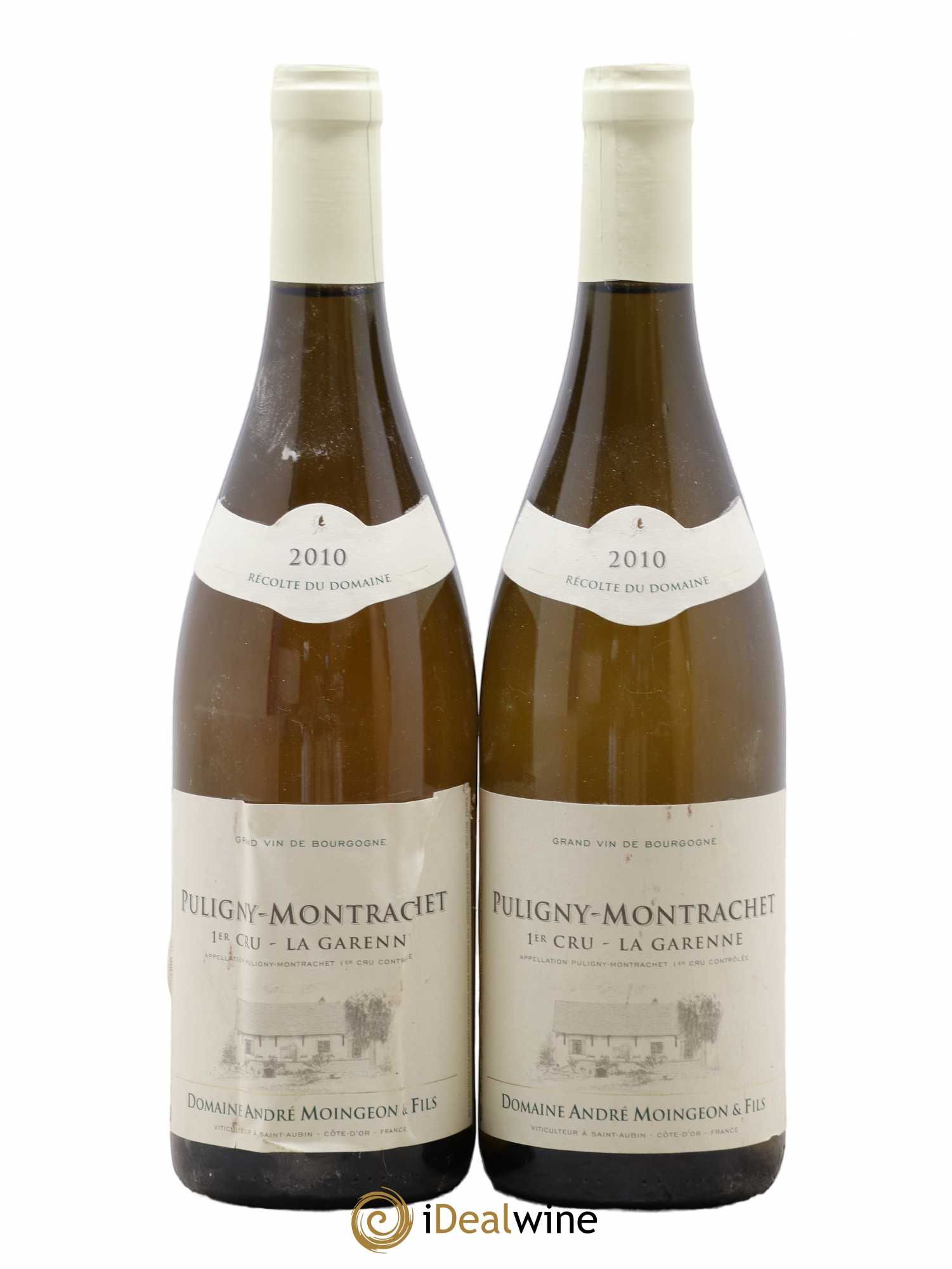 Puligny-Montrachet 1er Cru La Garenne Andre Moingeon 2010 - Posten von 2 Flaschen - 0