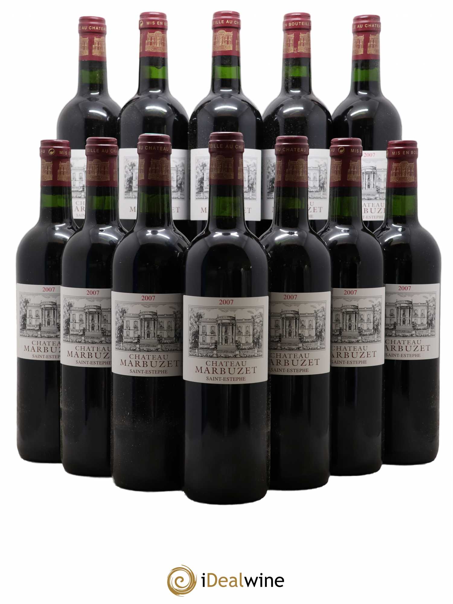 Château de Marbuzet Cru Bourgeois 2007 - Lot de 12 bouteilles - 0