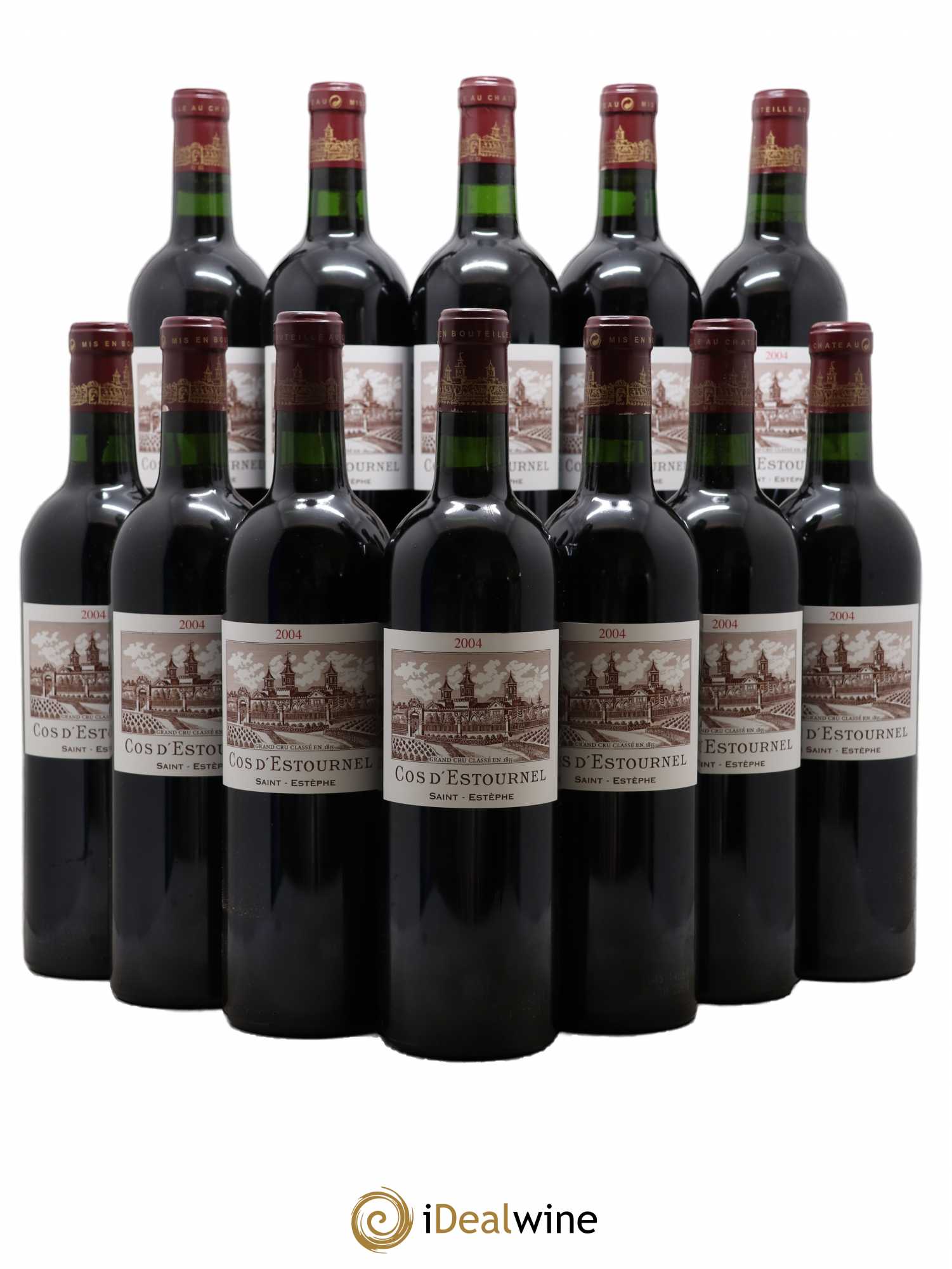 Cos d'Estournel 2ème Grand Cru Classé 2004 - Lot de 12 bouteilles - 0