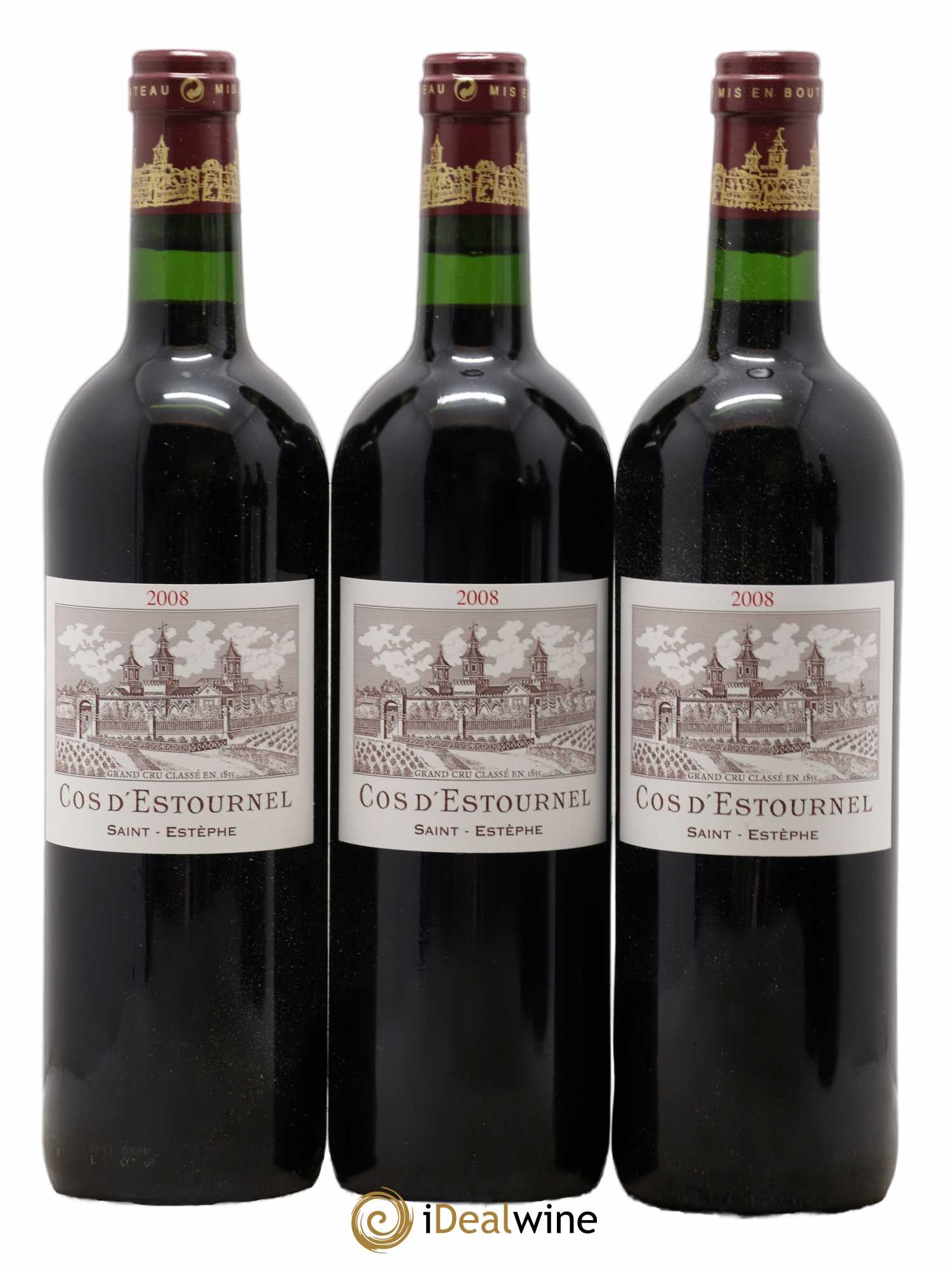Cos d'Estournel 2ème Grand Cru Classé 2008 - Lot de 12 bouteilles - 1