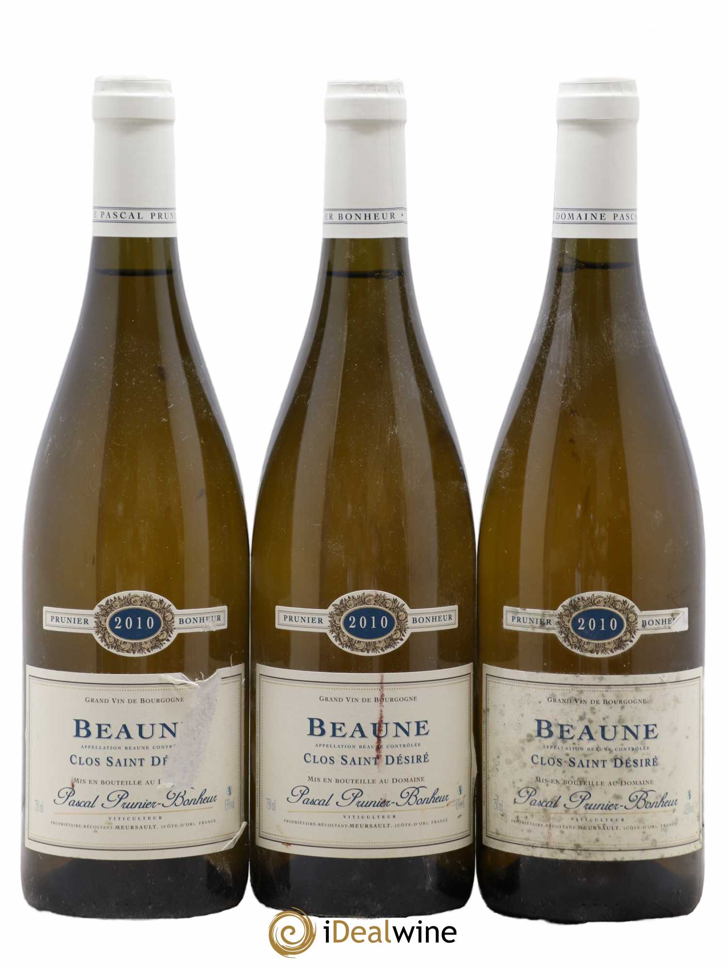 Beaune Clos Saint Désirée Prunier Bonheur 2010 - Posten von 3 Flaschen - 0