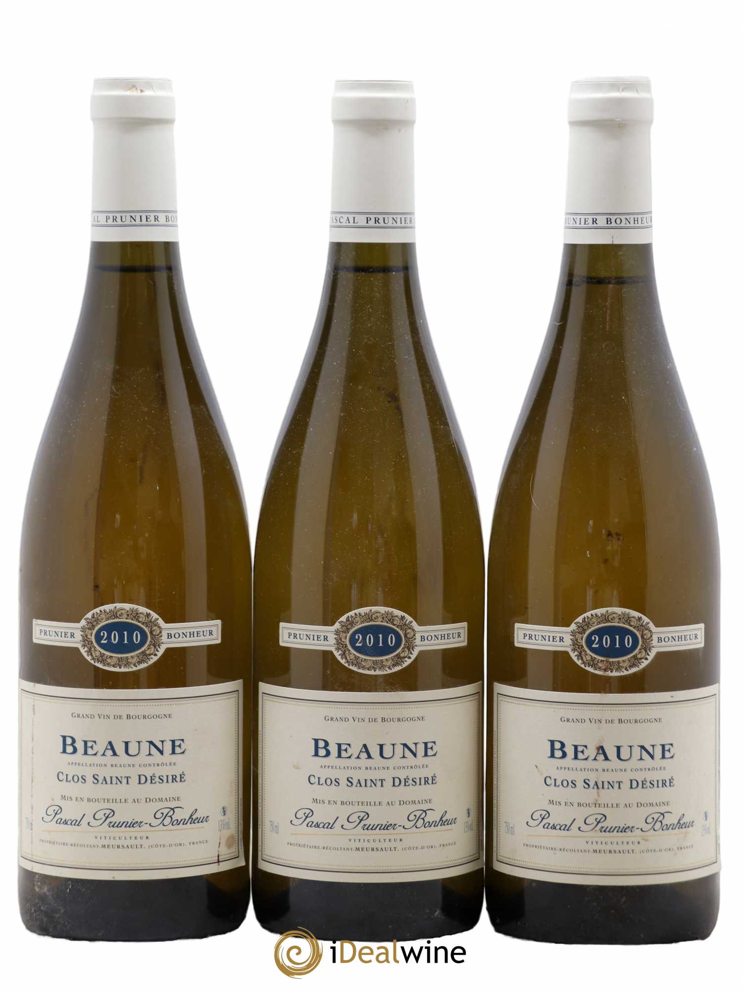 Beaune Clos Saint Désirée Prunier Bonheur 2010 - Posten von 3 Flaschen - 0