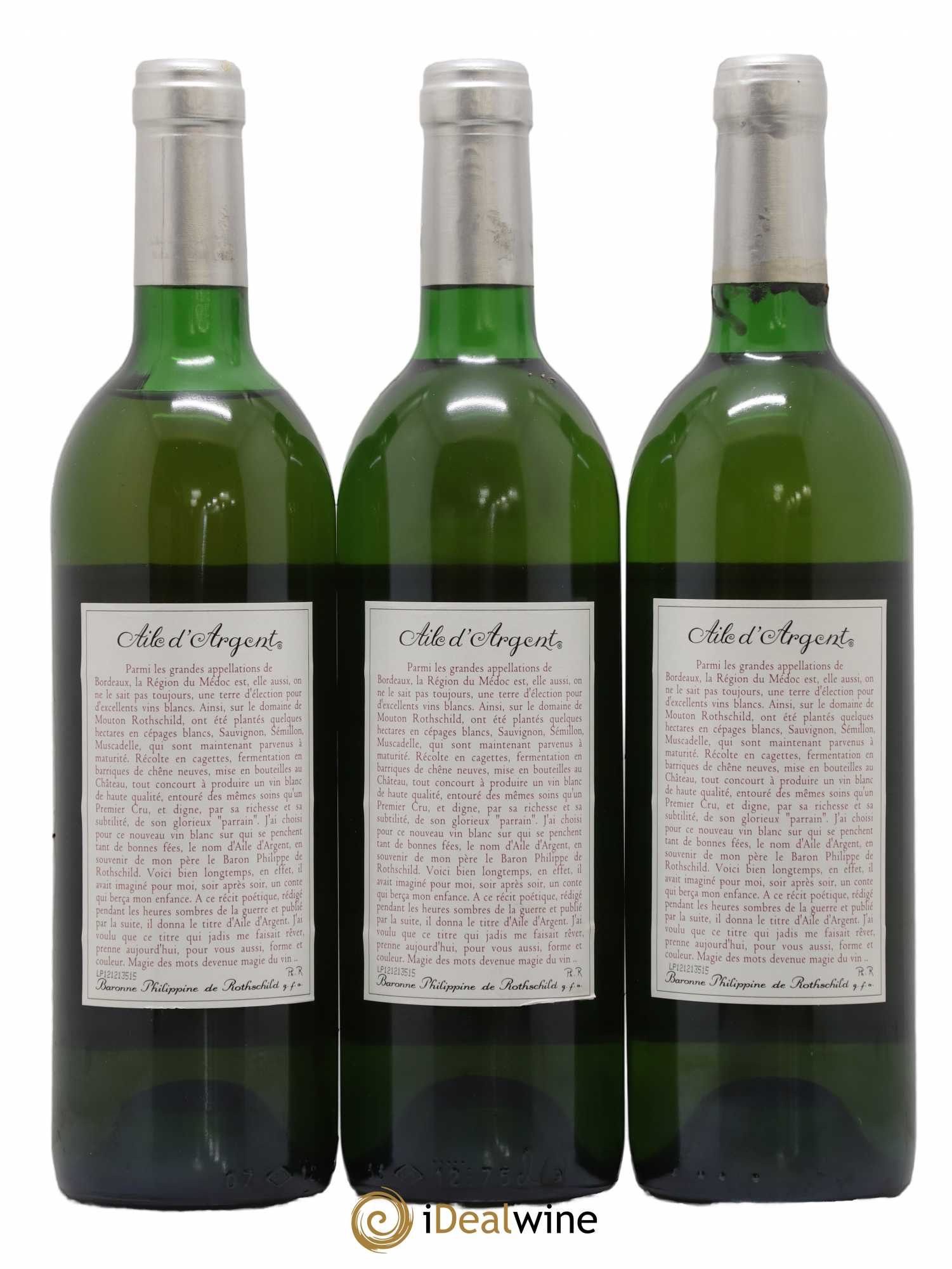 Aile d'Argent 1991 - Lot de 6 bouteilles - 4
