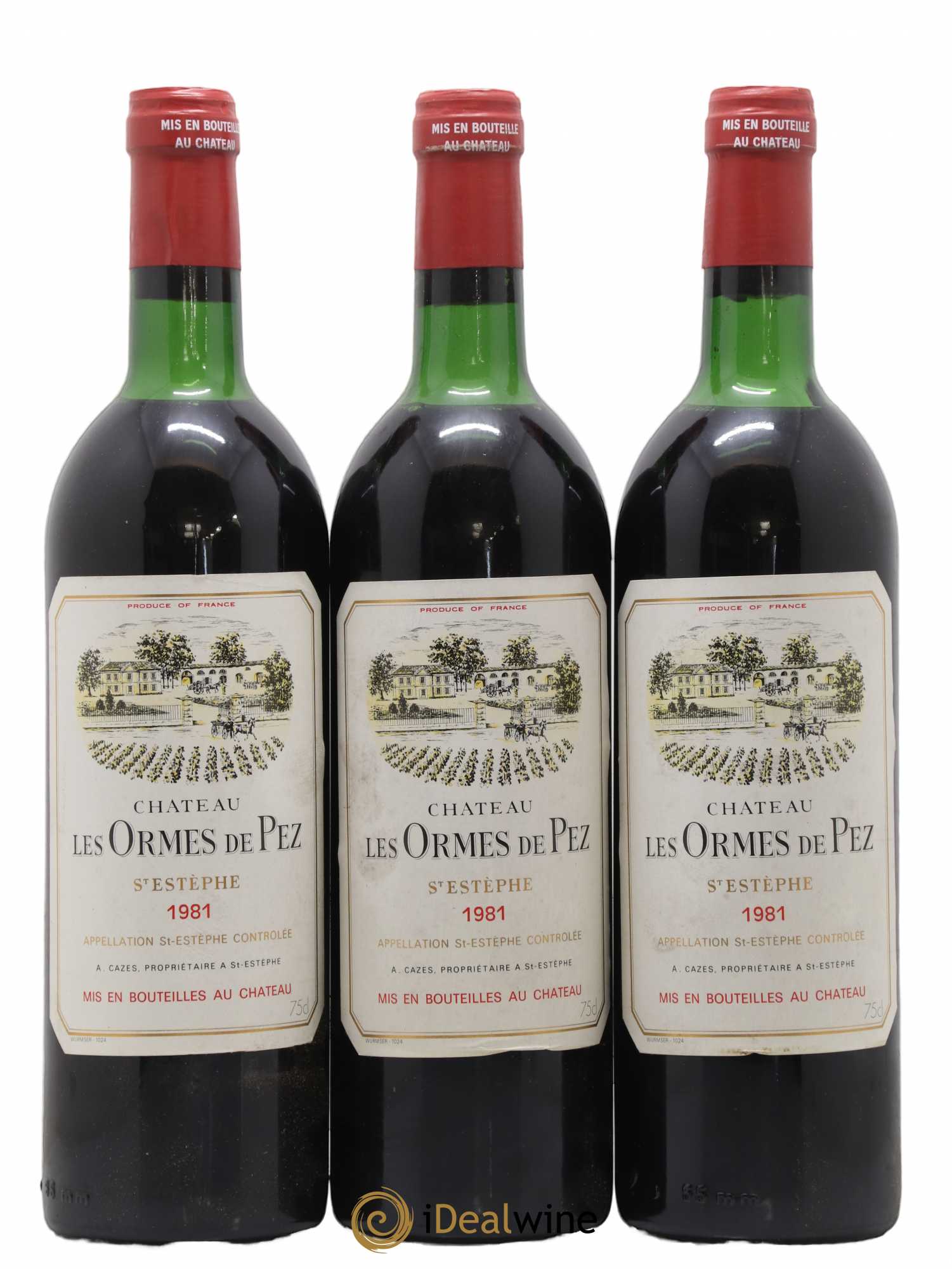 Château les Ormes de Pez 1981 - Lot de 12 bouteilles - 1