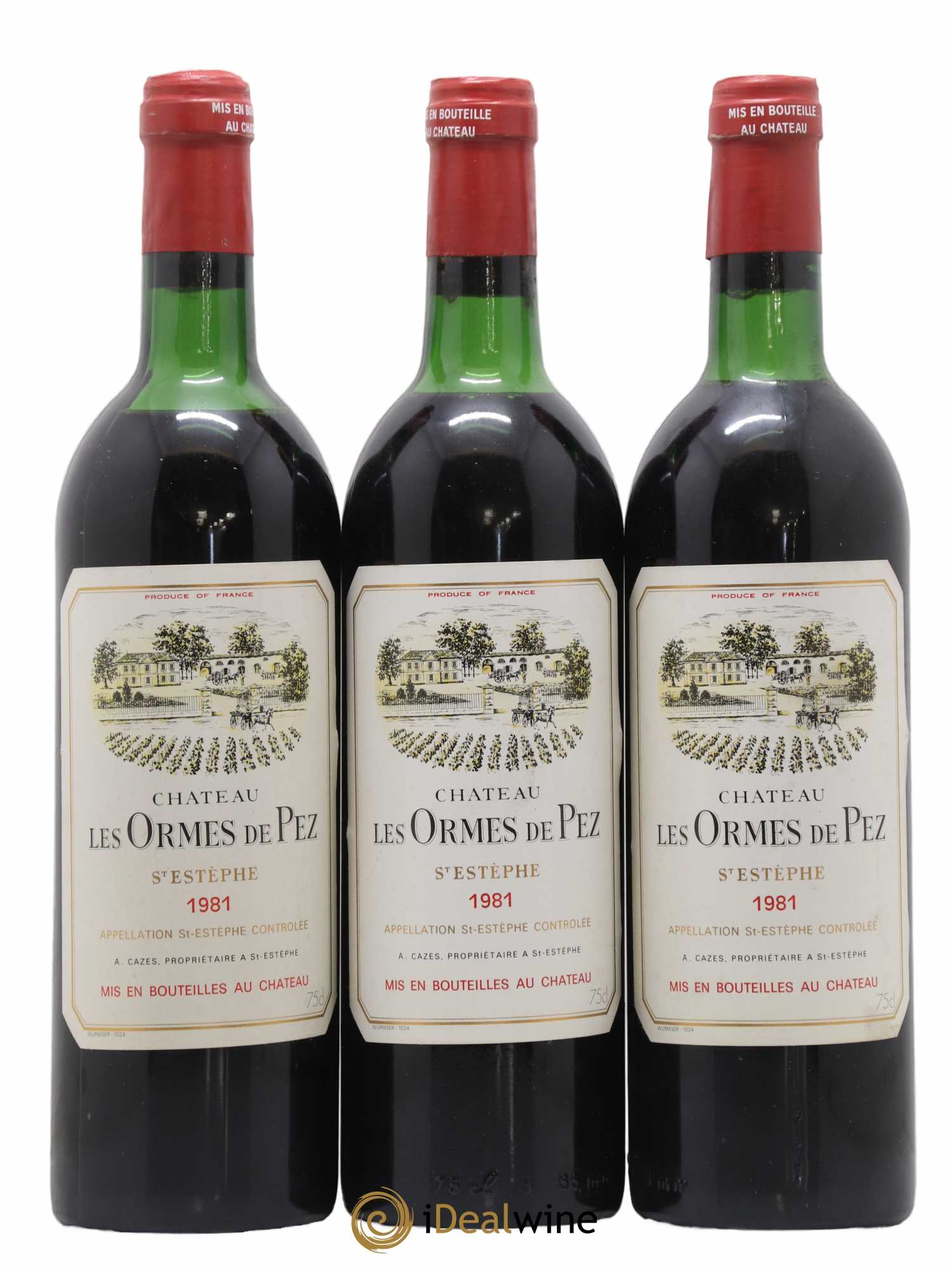 Château les Ormes de Pez 1981 - Lot de 12 bouteilles - 2