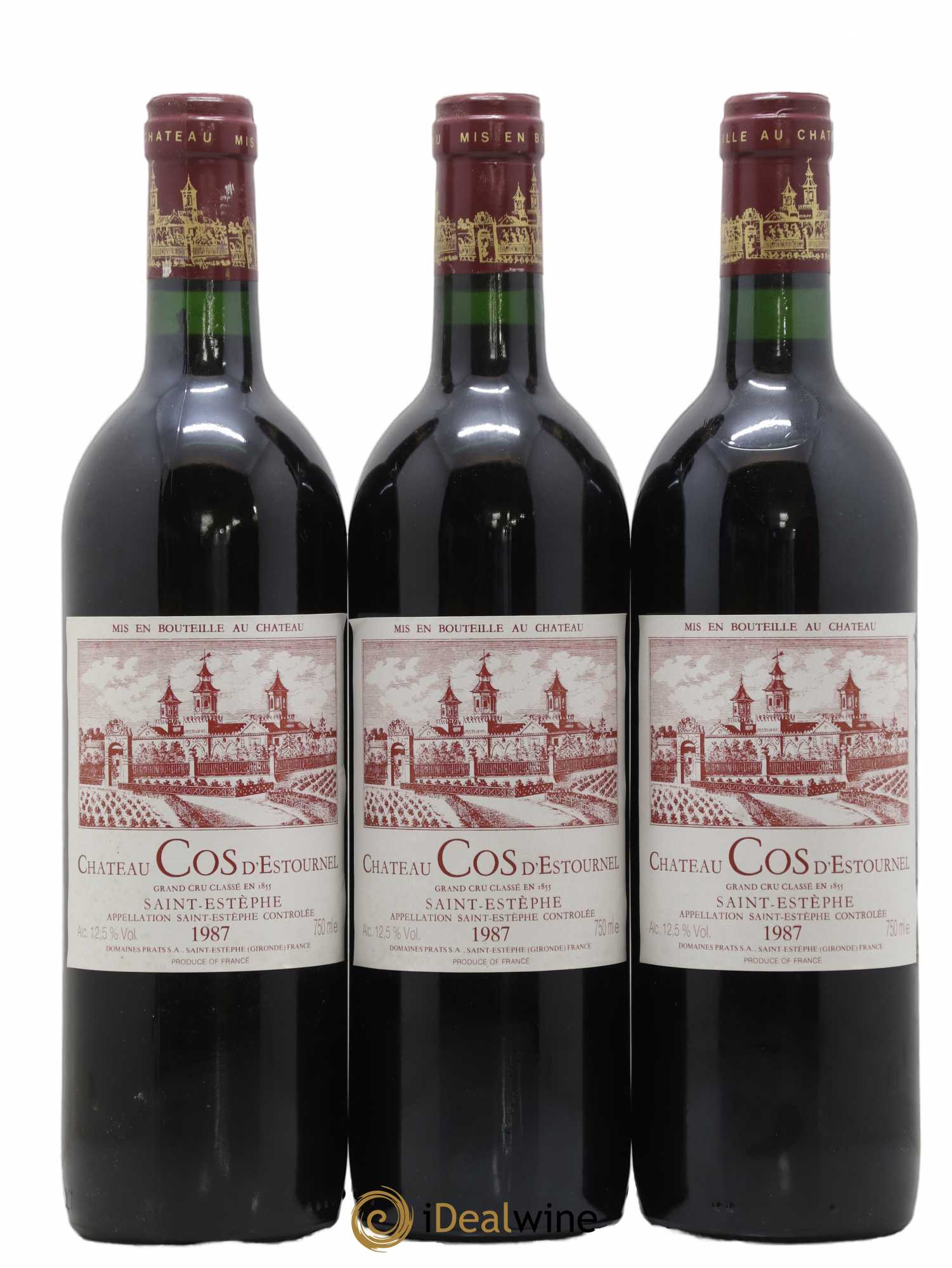 Cos d'Estournel 2ème Grand Cru Classé 1987 - Lot de 12 bouteilles - 2