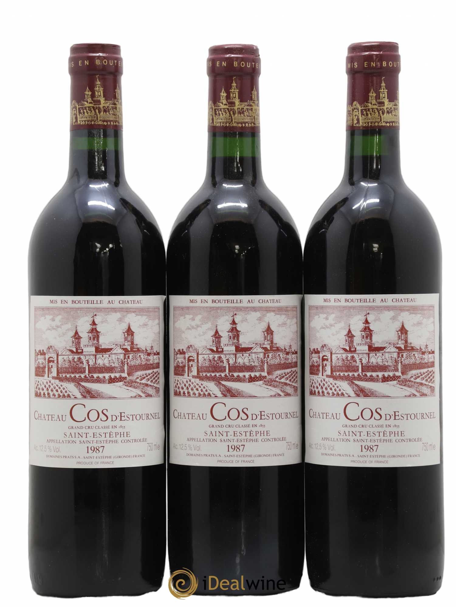 Cos d'Estournel 2ème Grand Cru Classé 1987 - Lot de 12 bouteilles - 3