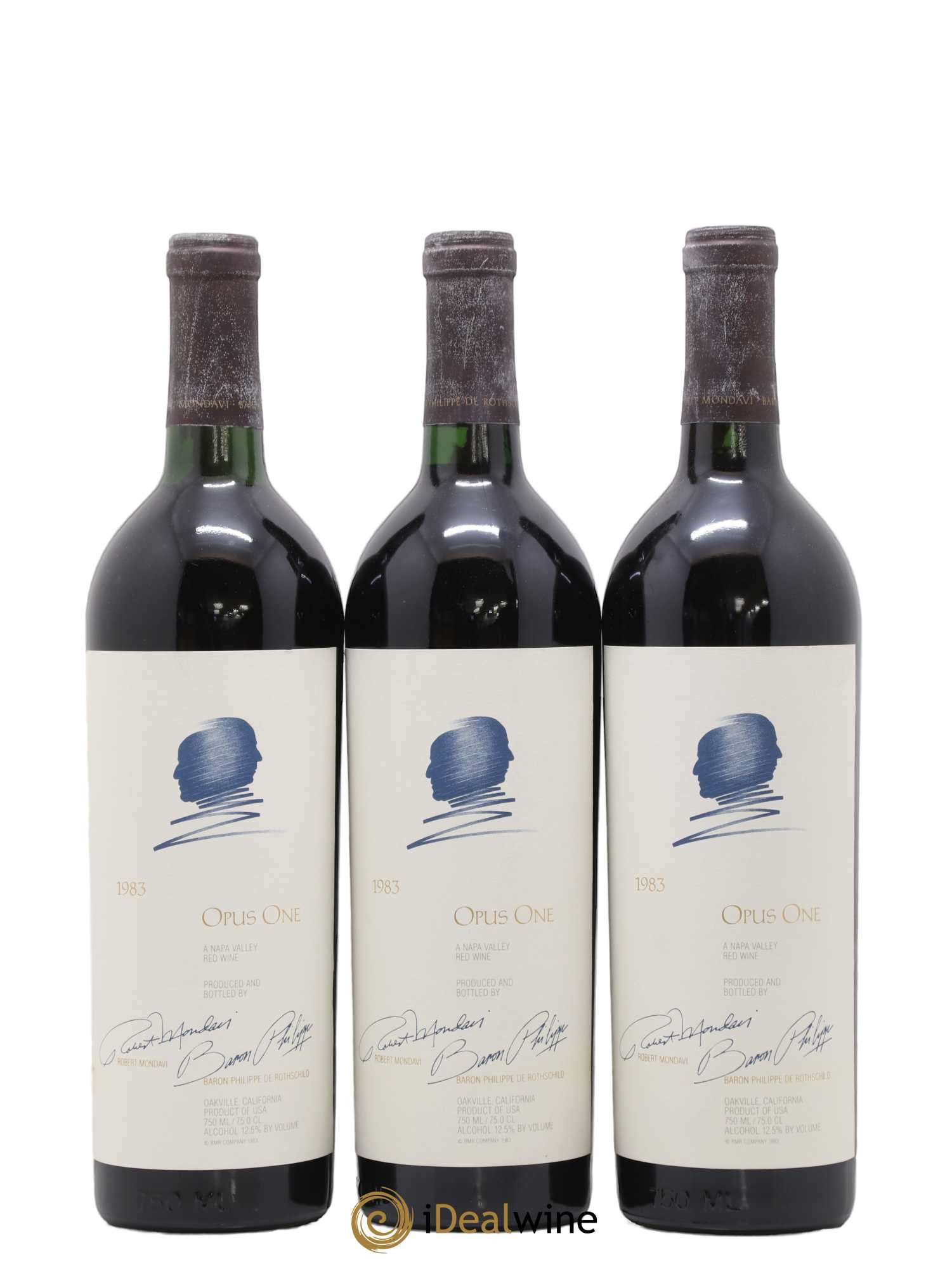 Napa Valley Opus One Robert Mondavi 1983 - Lotto di 6 bottiglie - 1