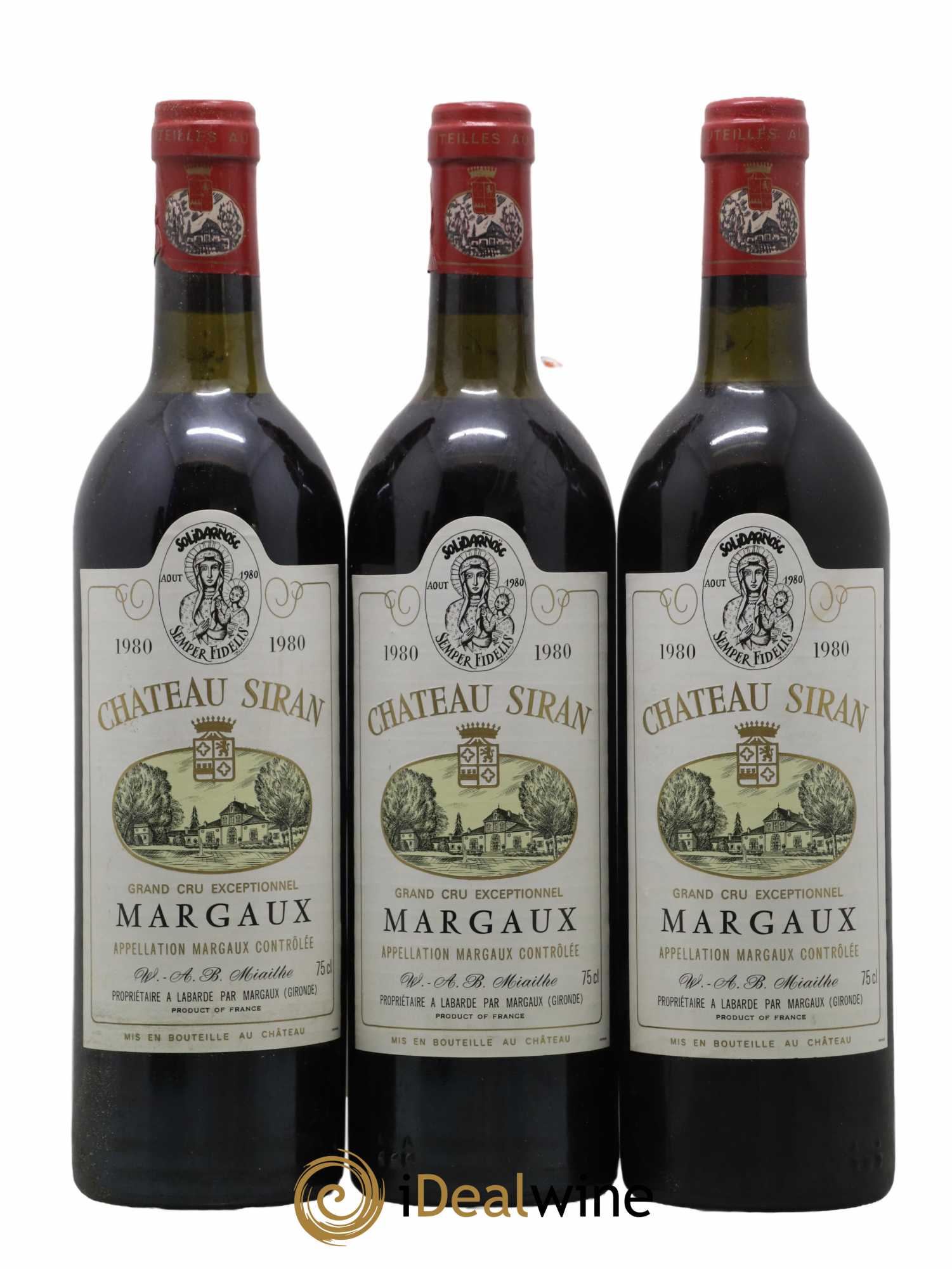 Château Siran 1980 - Lot de 12 bouteilles - 1