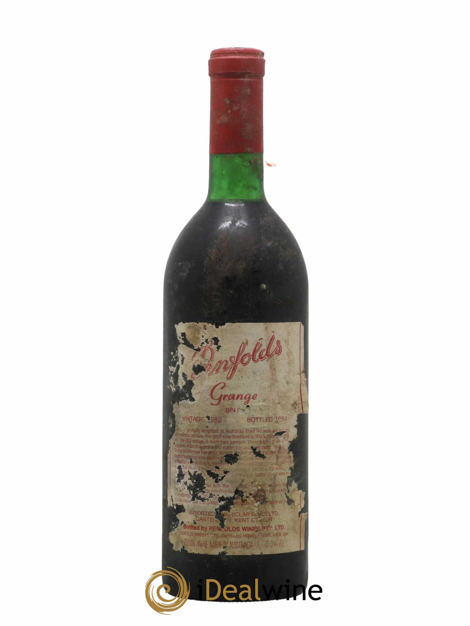 South Australia Penfolds Wines Grange 1982 - Lot de 1 bouteille - 0