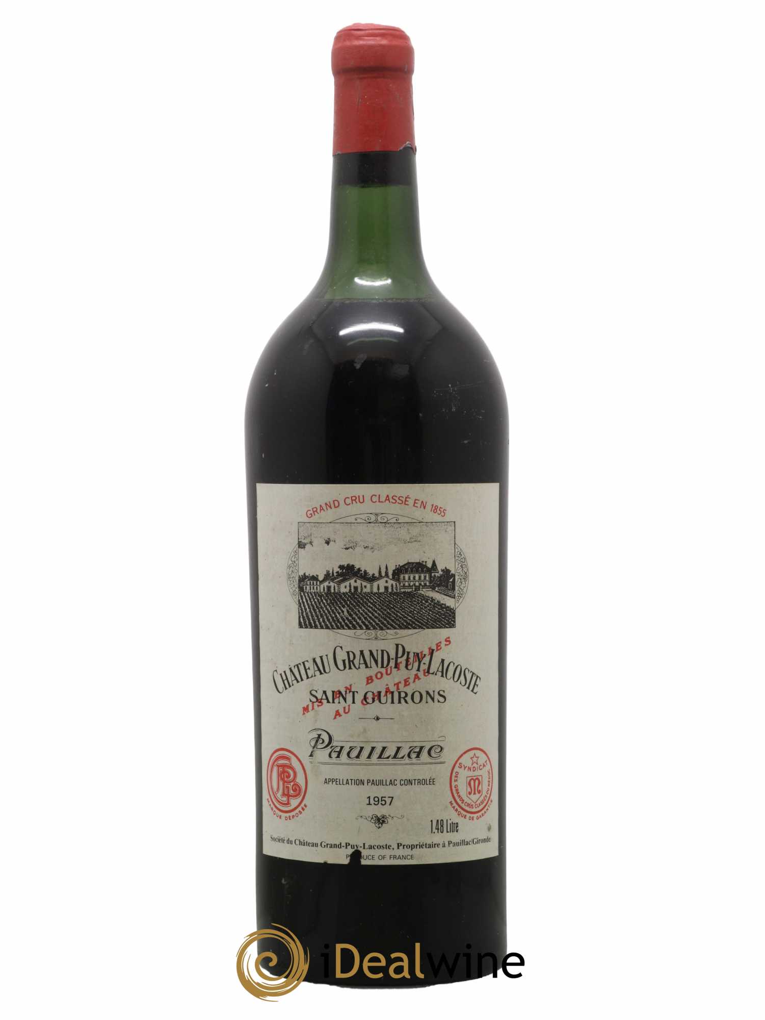Château Grand Puy Lacoste 5ème Grand Cru Classé 1957 - Lot de 1 magnum - 0