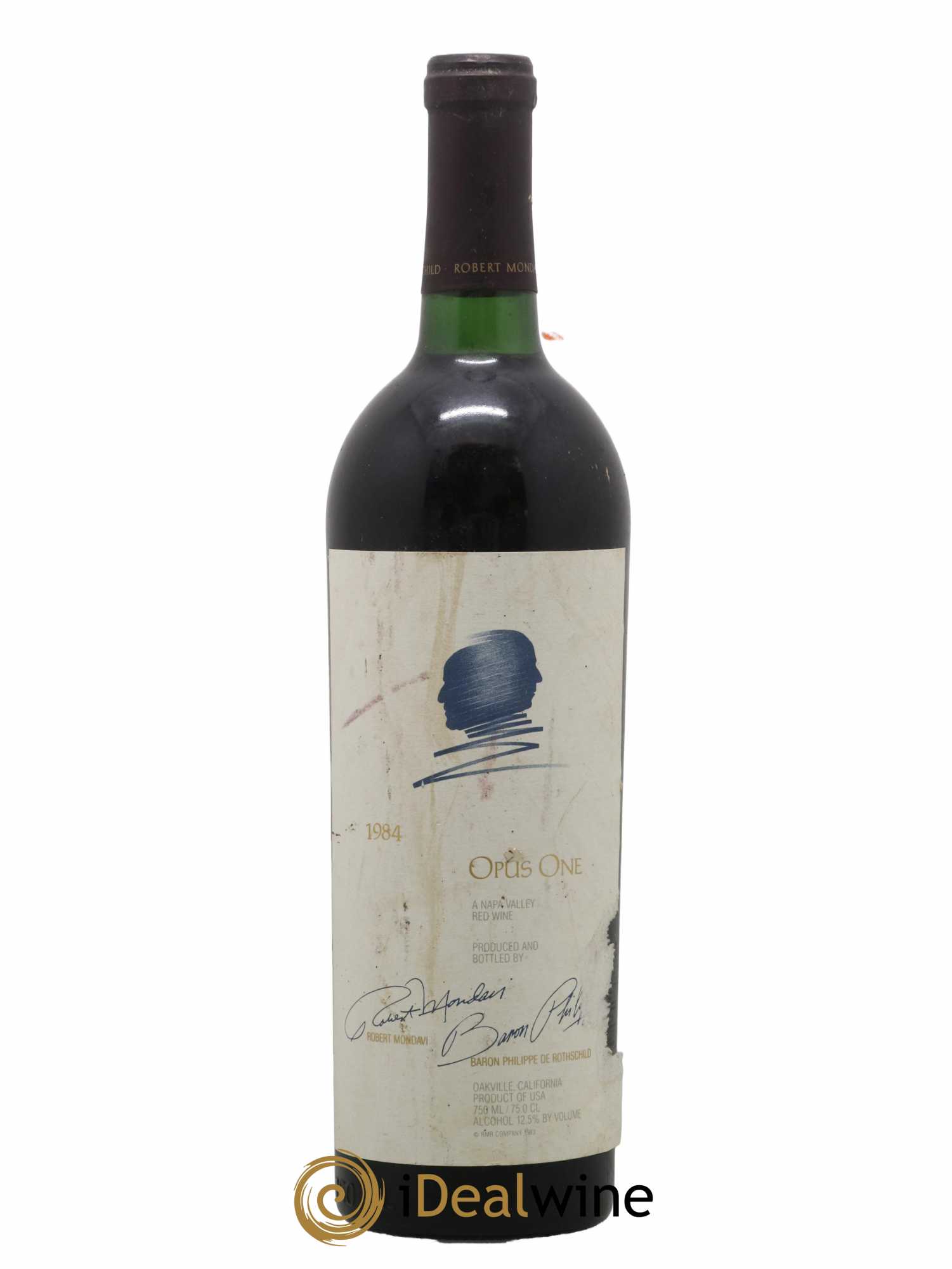 Napa Valley Opus One Robert Mondavi 1984 - Lot de 1 bouteille - 0