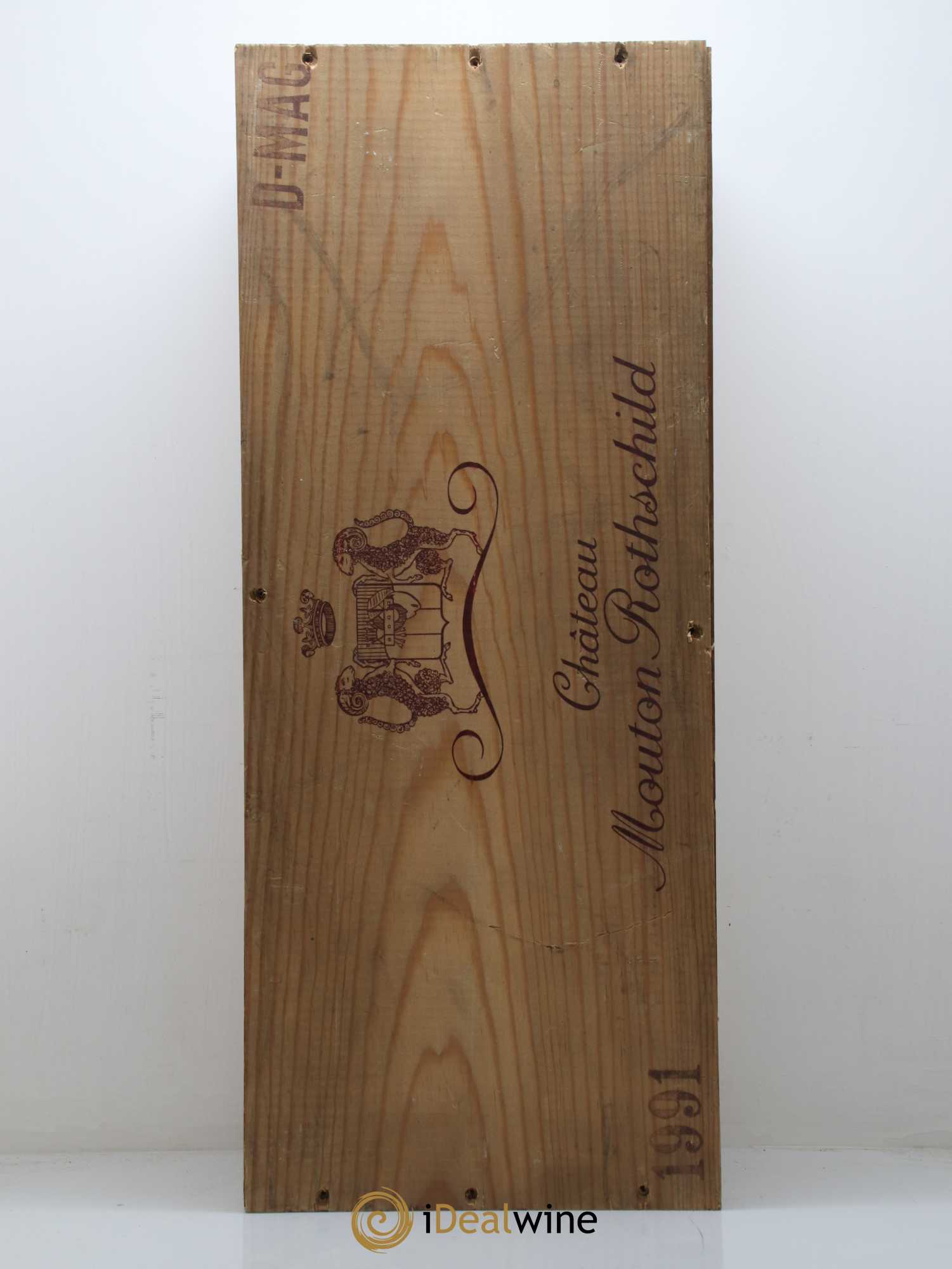 Château Mouton Rothschild 1er Grand Cru Classé 1991 - Lot de 1 double magnum - 3