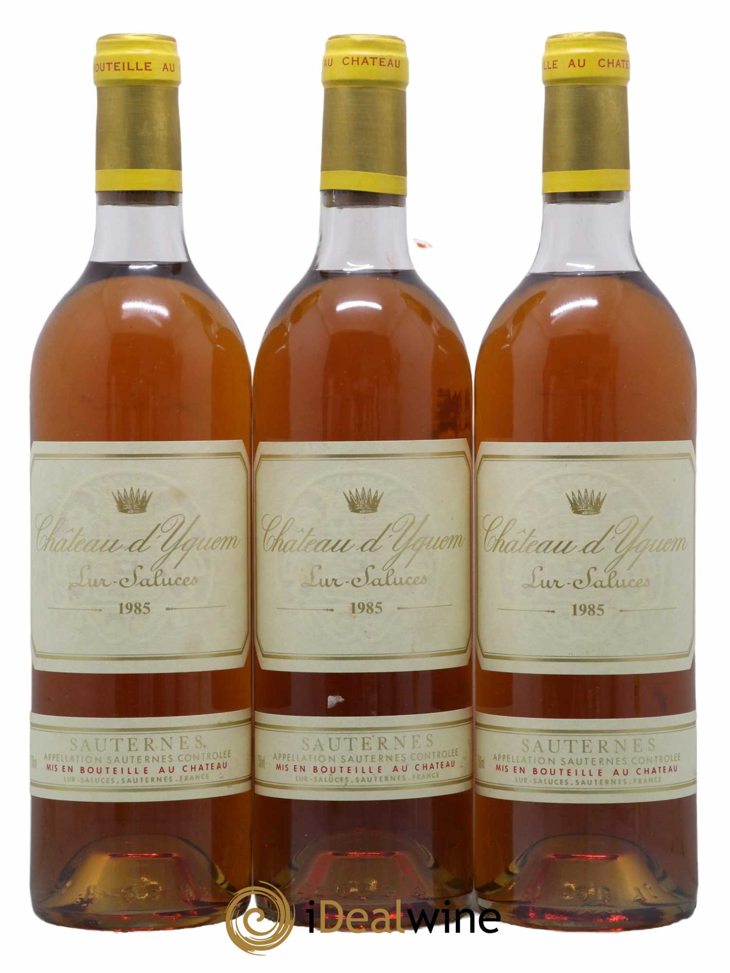Château d' Yquem 1er Cru Classé Supérieur 1985 - Lotto di 3 bottiglie - 0