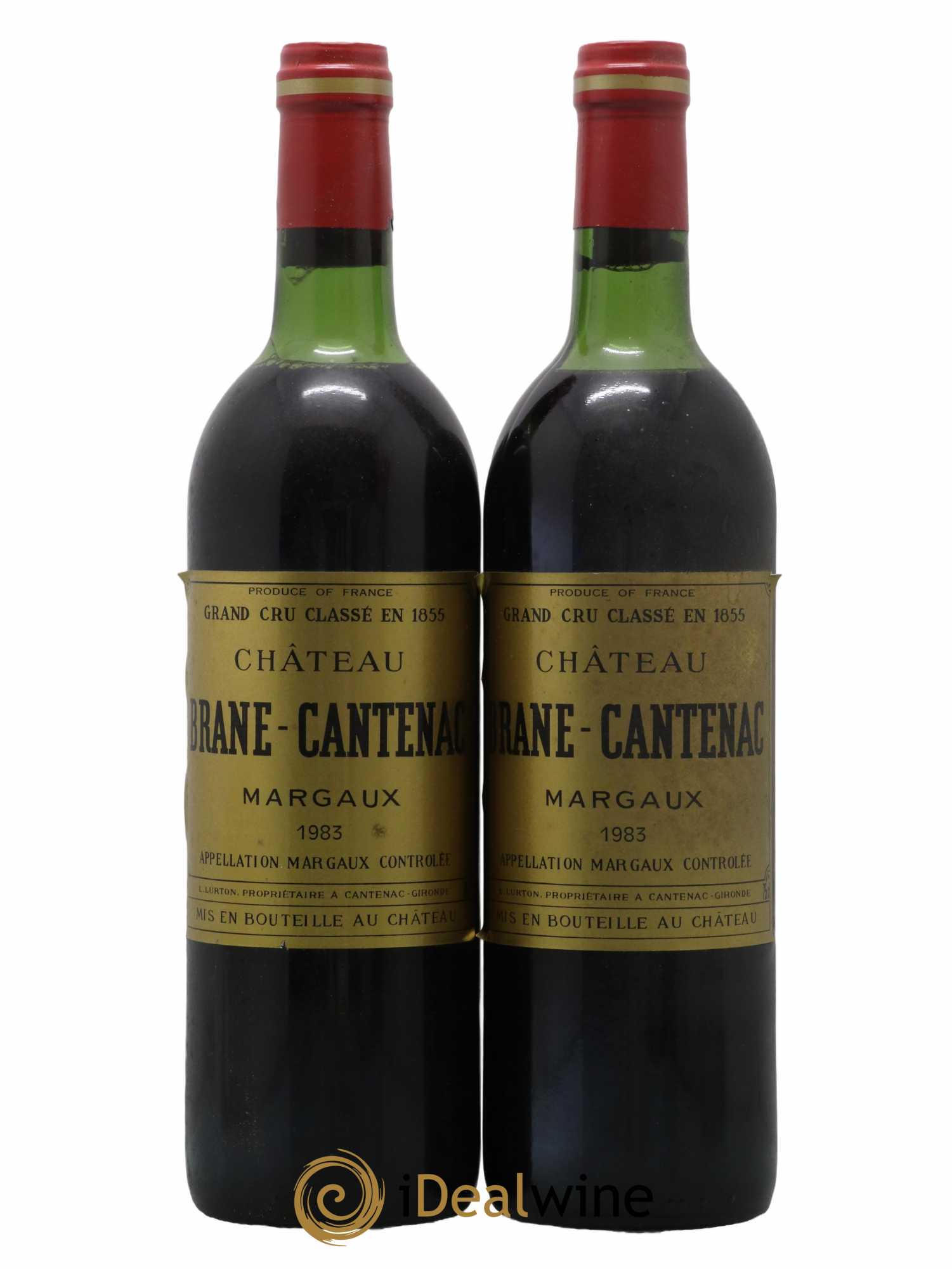 Château Brane Cantenac 2ème Grand Cru Classé 1983 - Lot de 2 bouteilles - 0