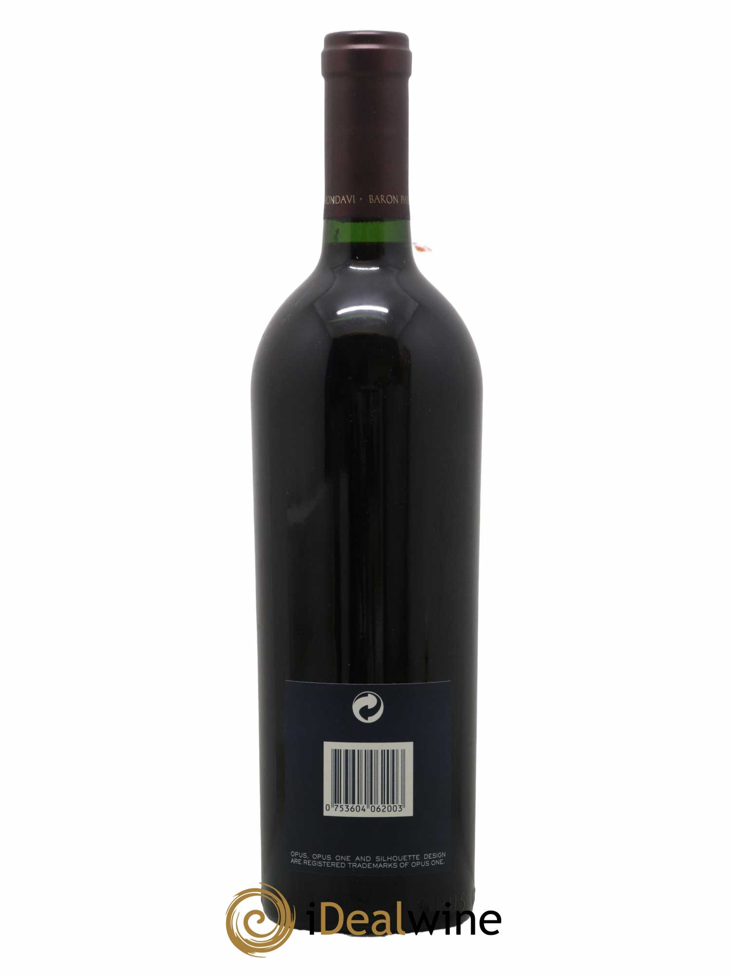 Napa Valley Opus One Robert Mondavi 2000 - Lot de 1 bouteille - 1