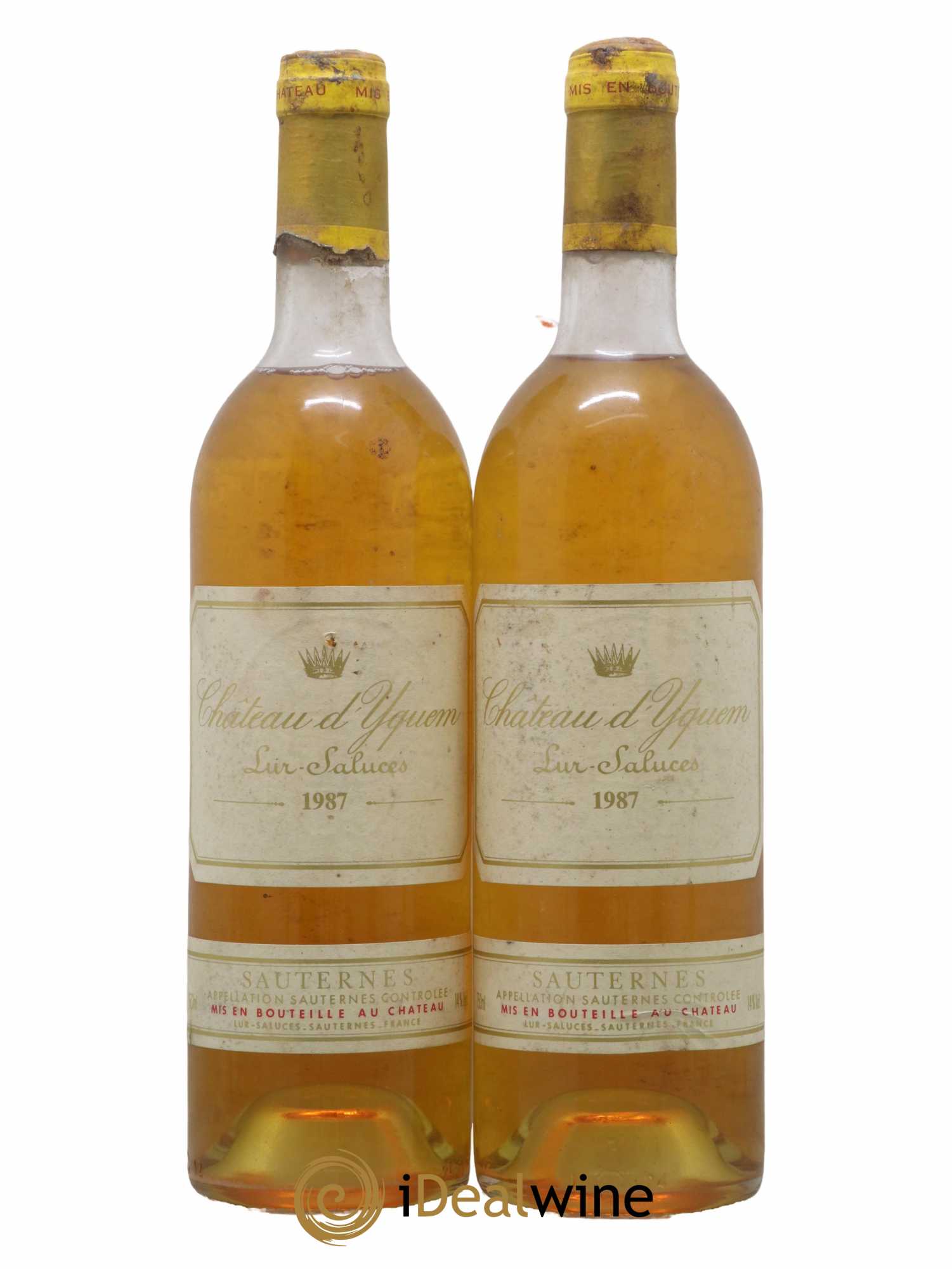 Château d' Yquem 1er Cru Classé Supérieur 1987 - Lotto di 2 bottiglie - 0