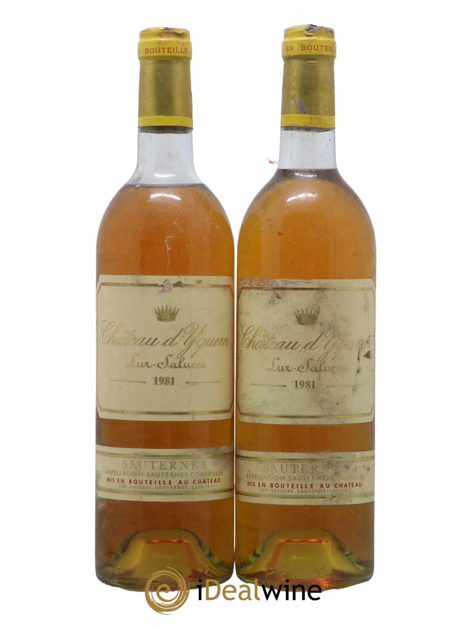 Château d' Yquem 1er Cru Classé Supérieur 1981 - Lotto di 2 bottiglie - 0